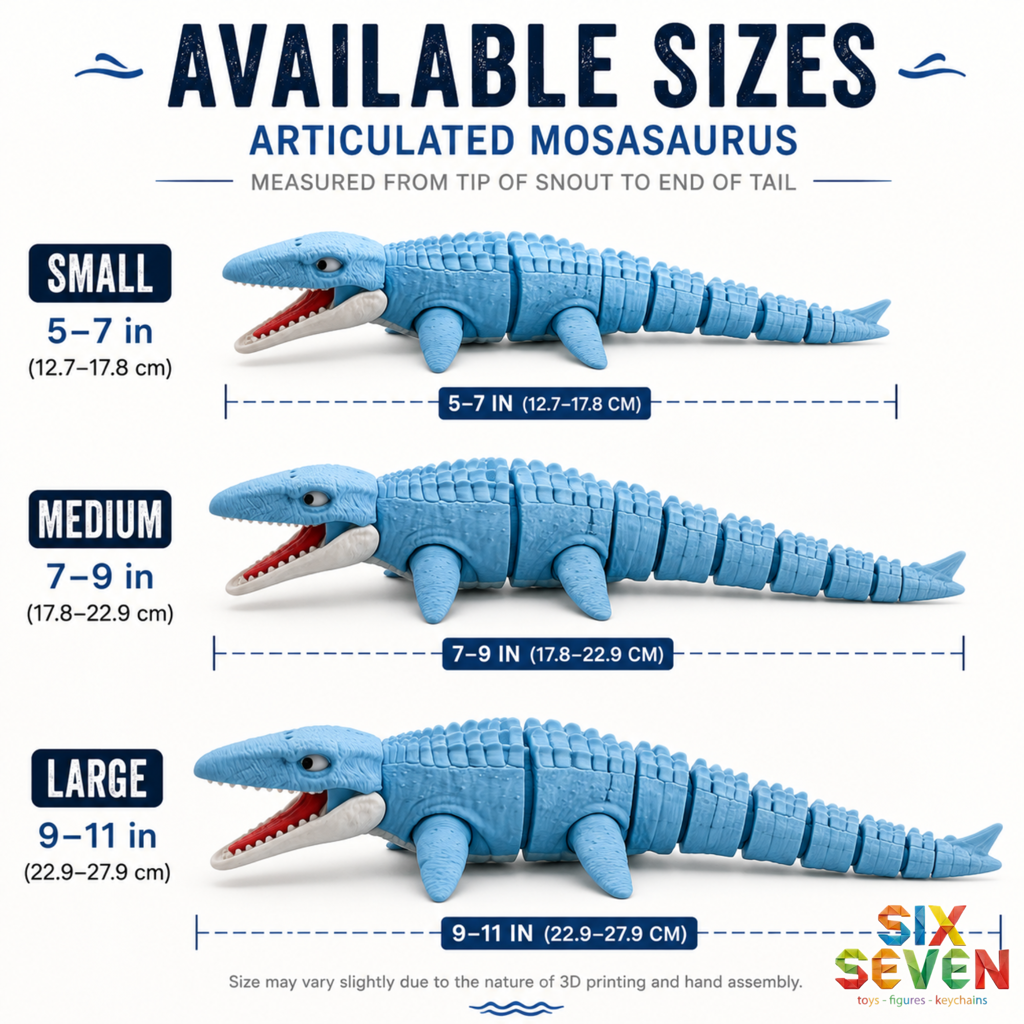 Articulated Mosasaurus Dinosaur Toy