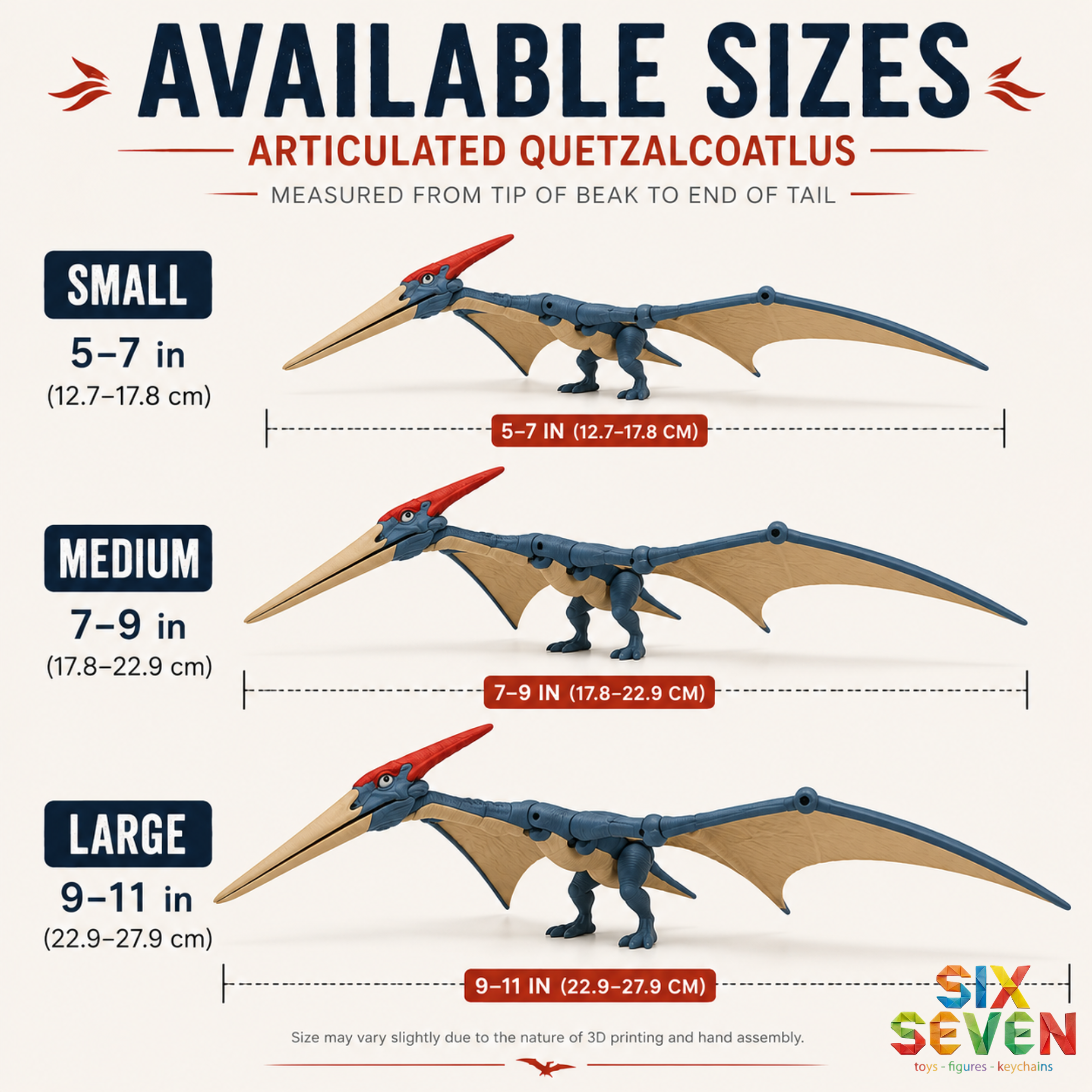 Articulated Quetzalcoatlus Dinosaur Toy