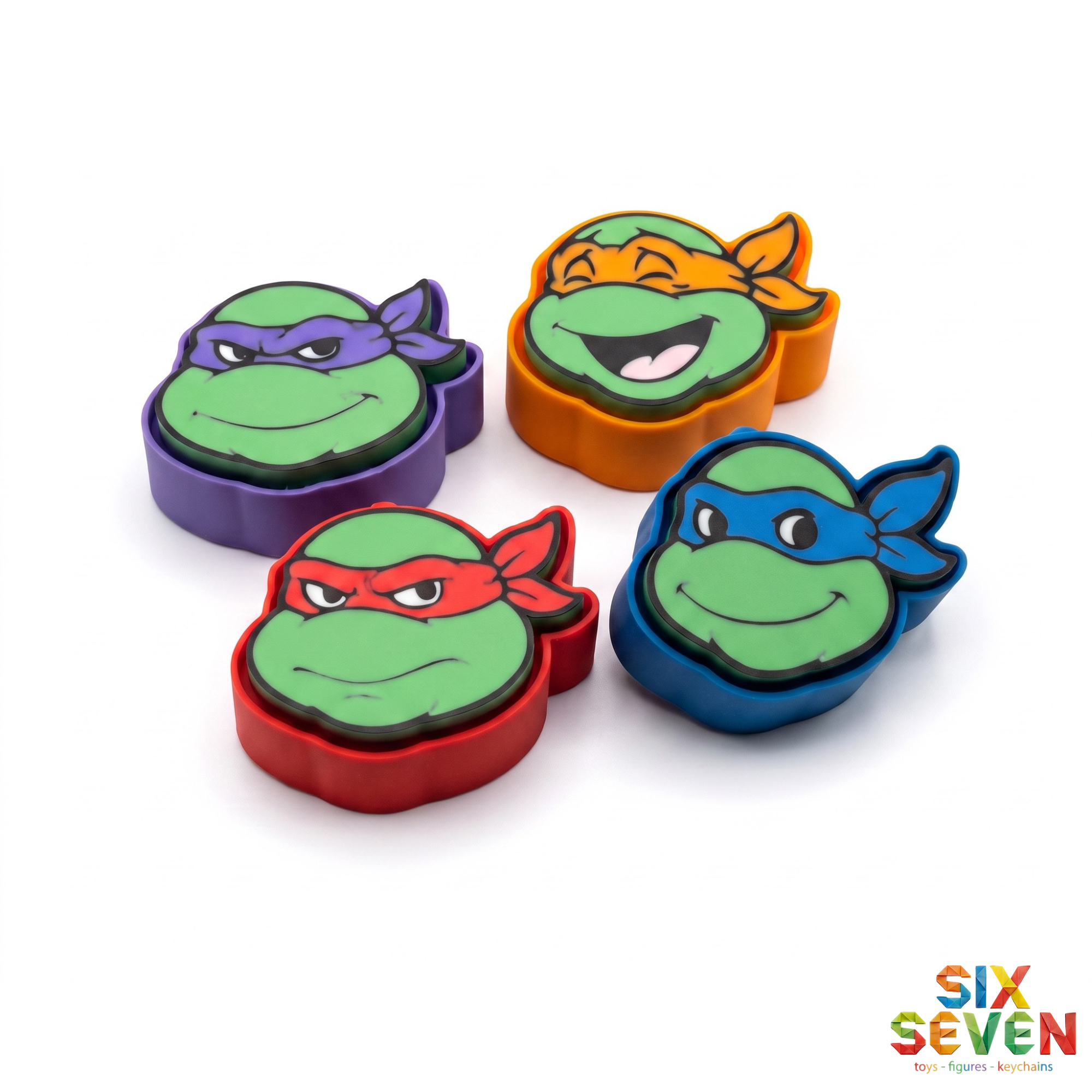Teenage Mutant Ninja Turtles Inspired Clicker Keychain