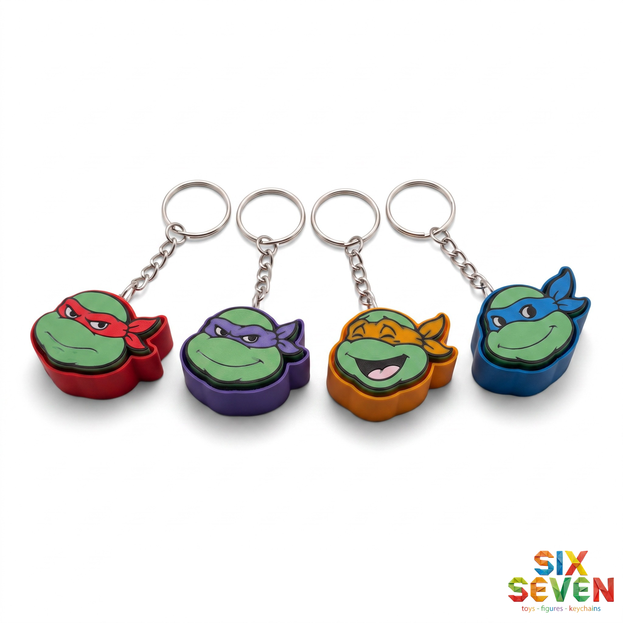 Teenage Mutant Ninja Turtles Inspired Clicker Keychain