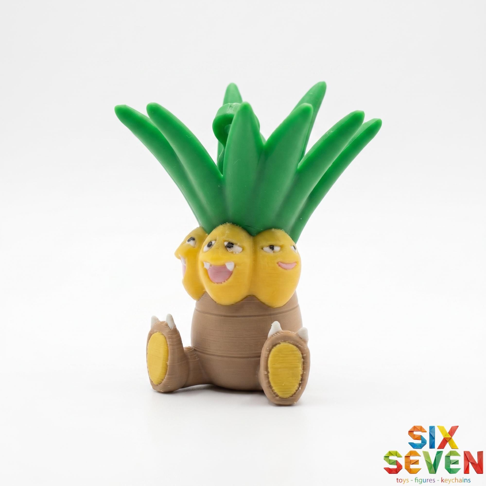Pokemon Inspired Exeggutor Figure & Keychain