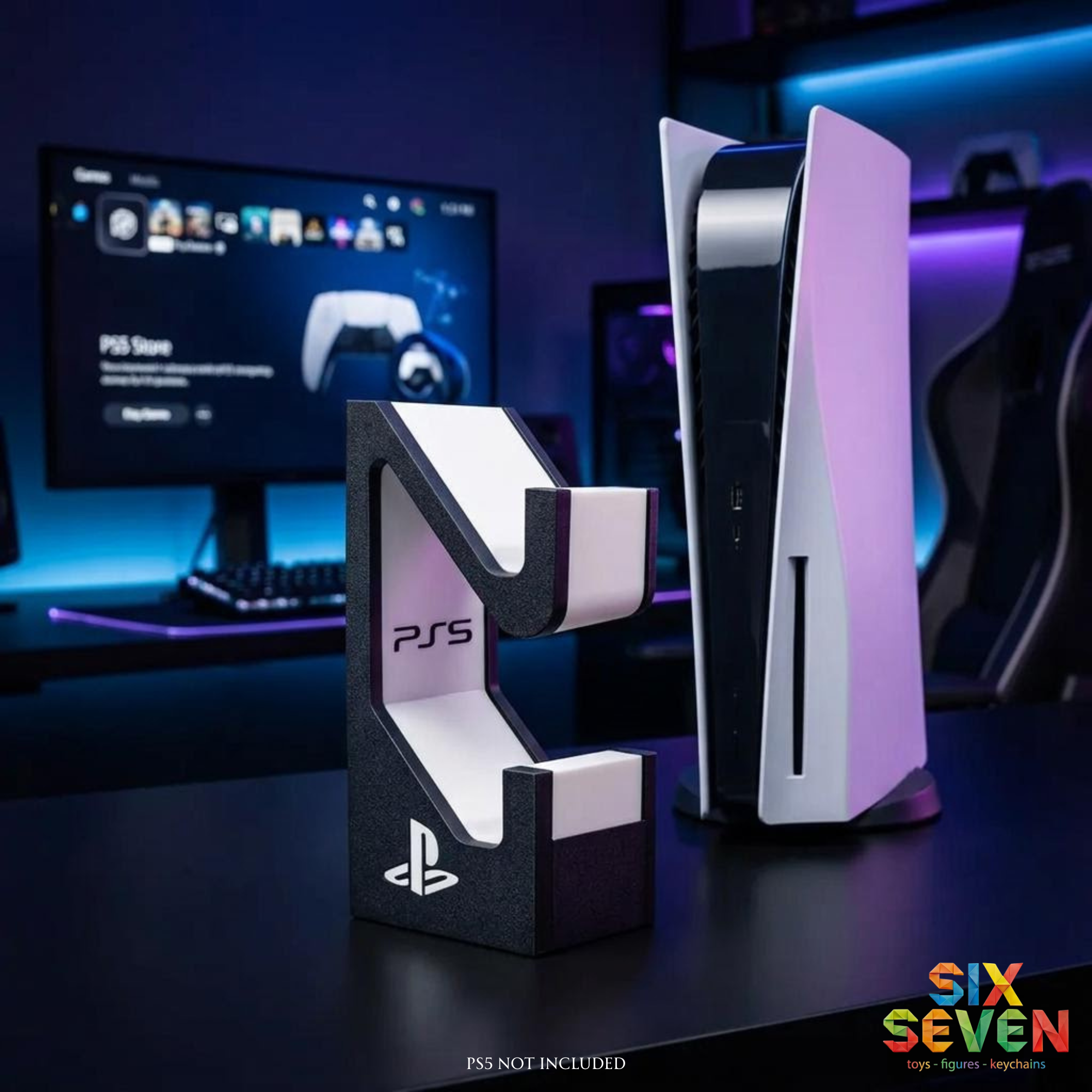 Vertical Stand for 1x 2 PS5 DualSense Controllers