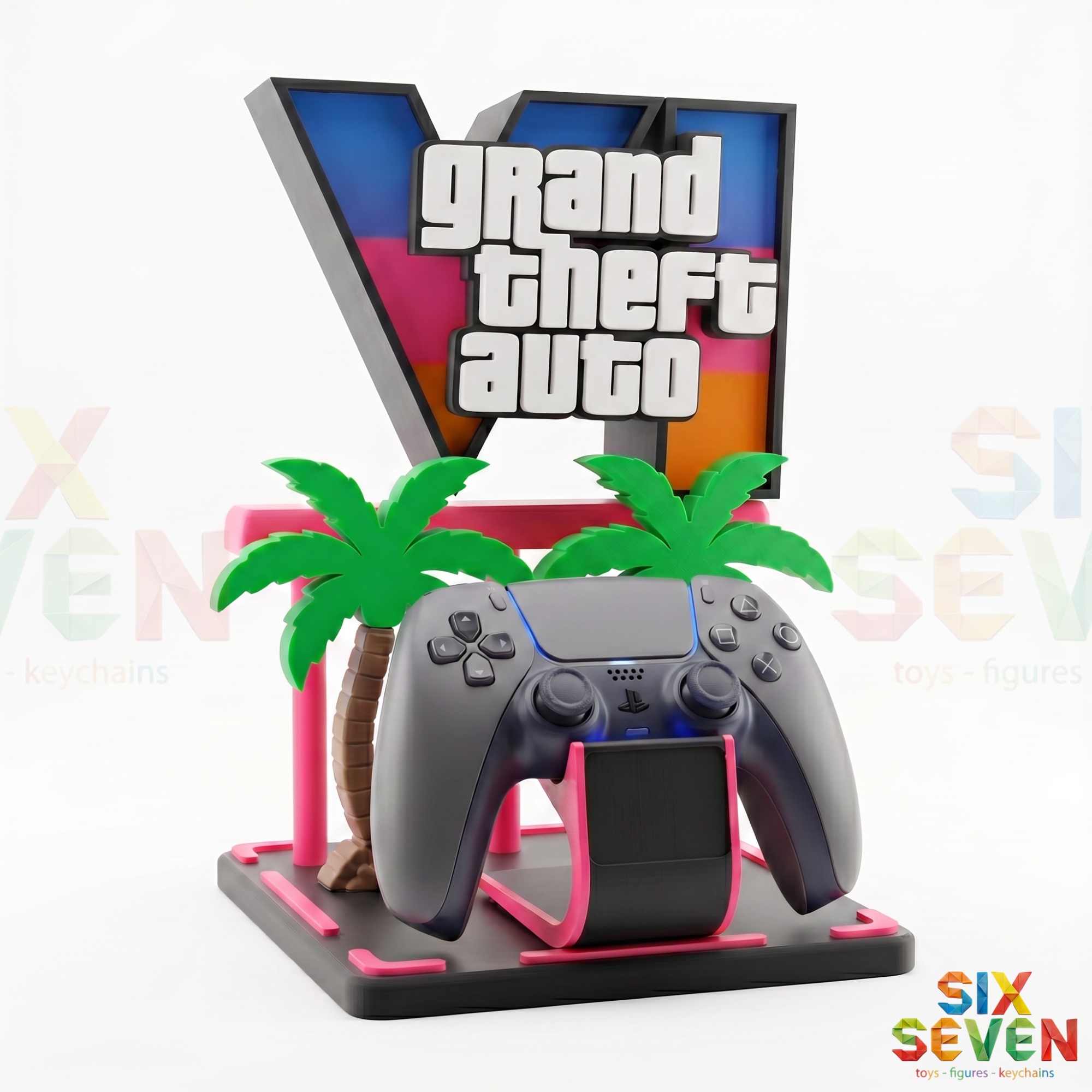 GTA 6 Inspired Gaming Controller Stand