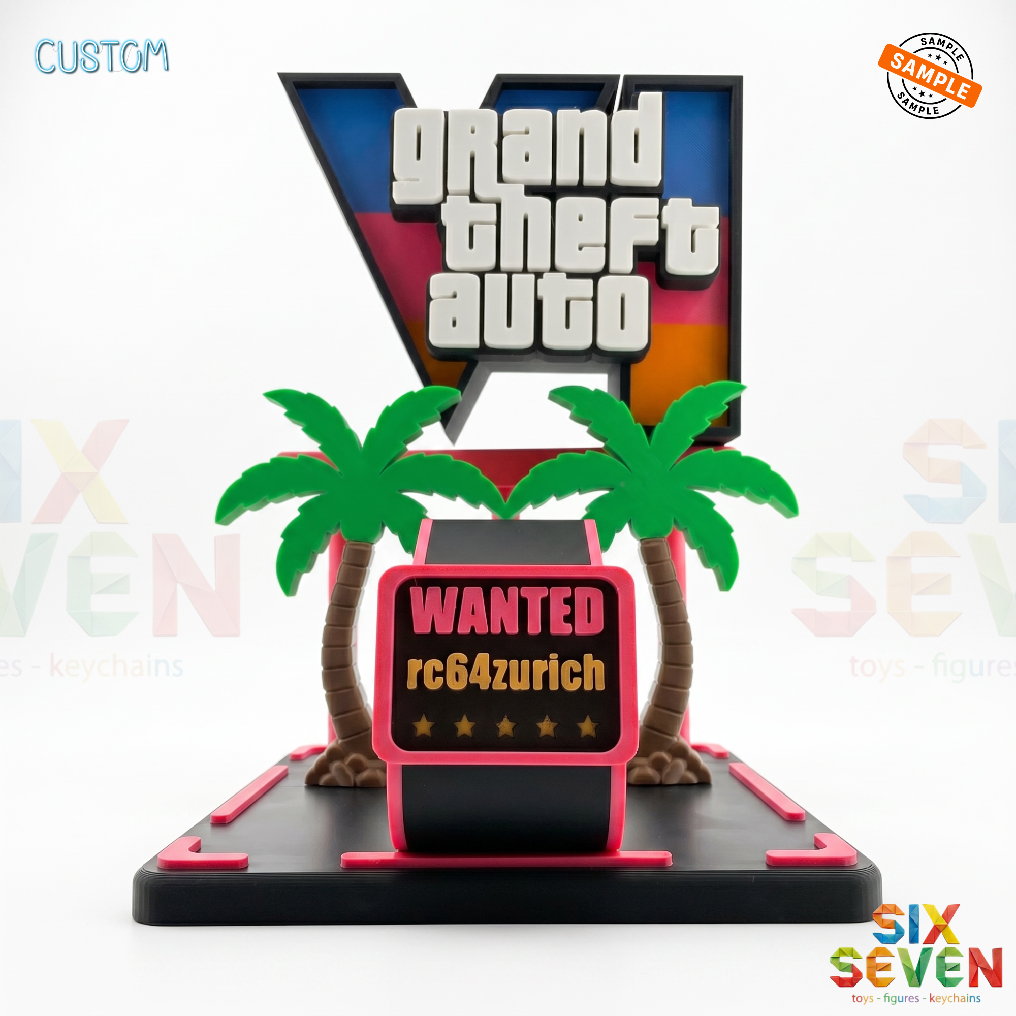 GTA 6 Inspired Gaming Controller Stand
