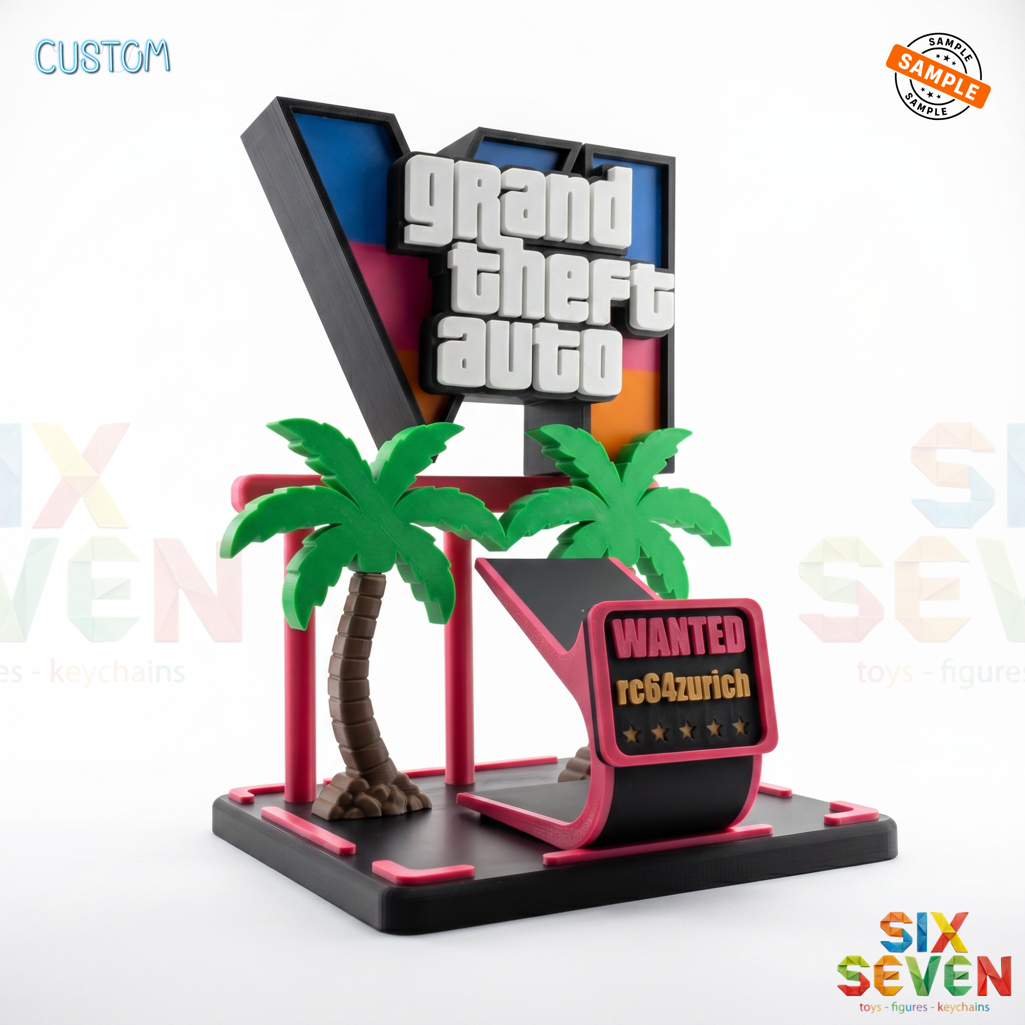 GTA 6 Inspired Gaming Controller Stand