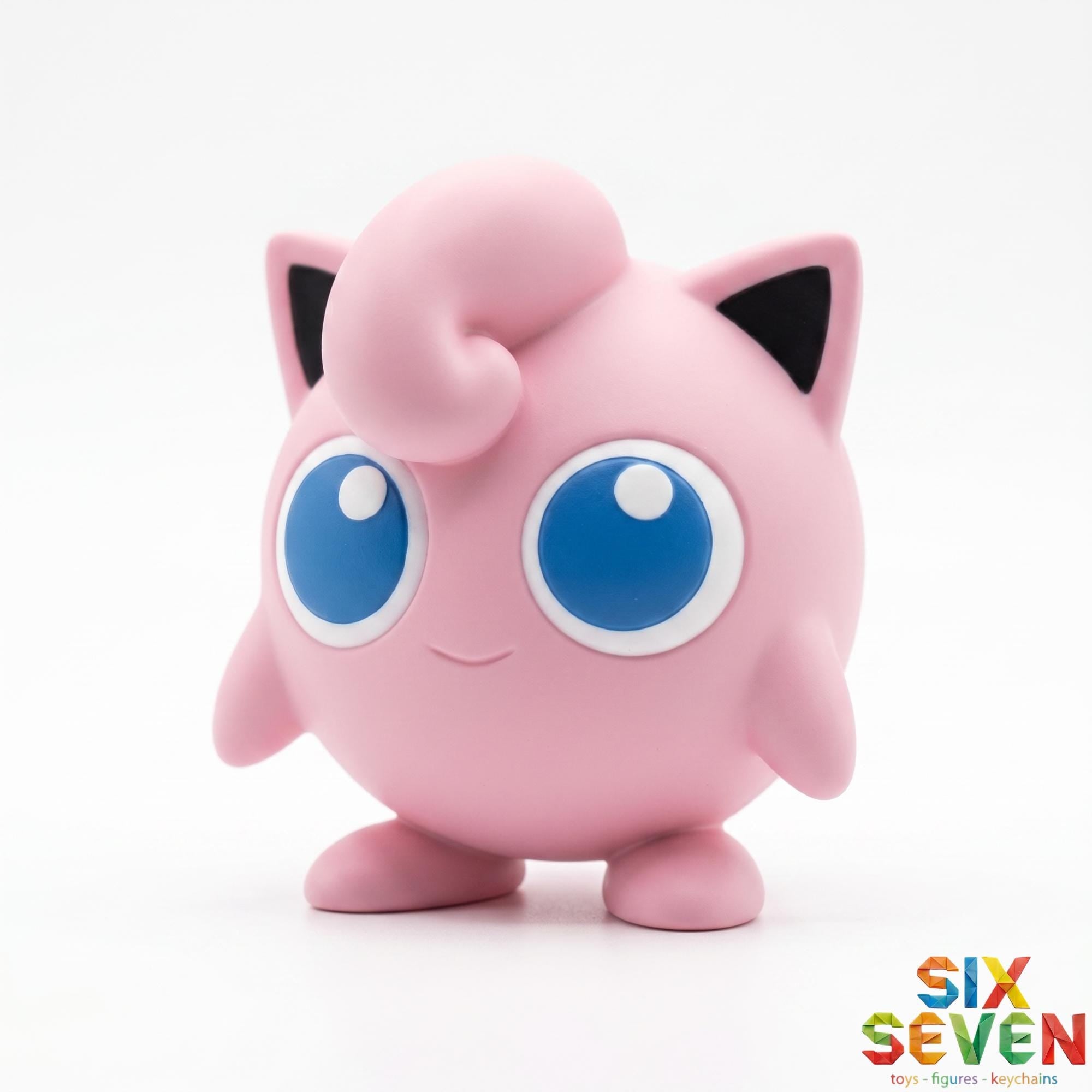 Pokemon Inspired Jigglypuff Figure & Keychain