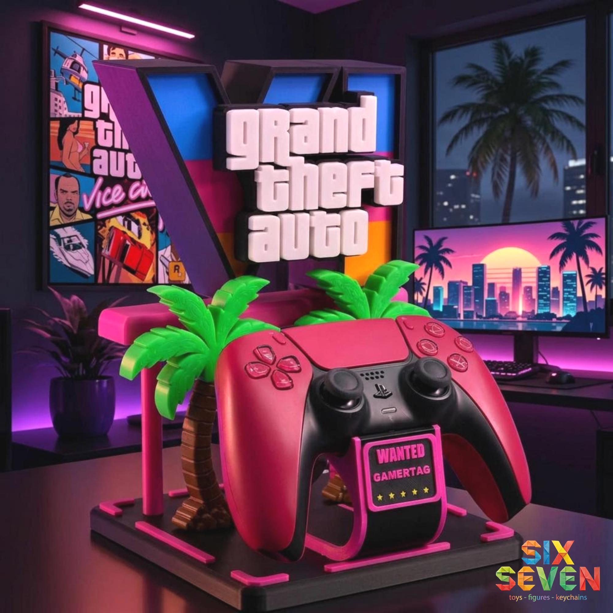 GTA 6 Inspired Gaming Controller Stand