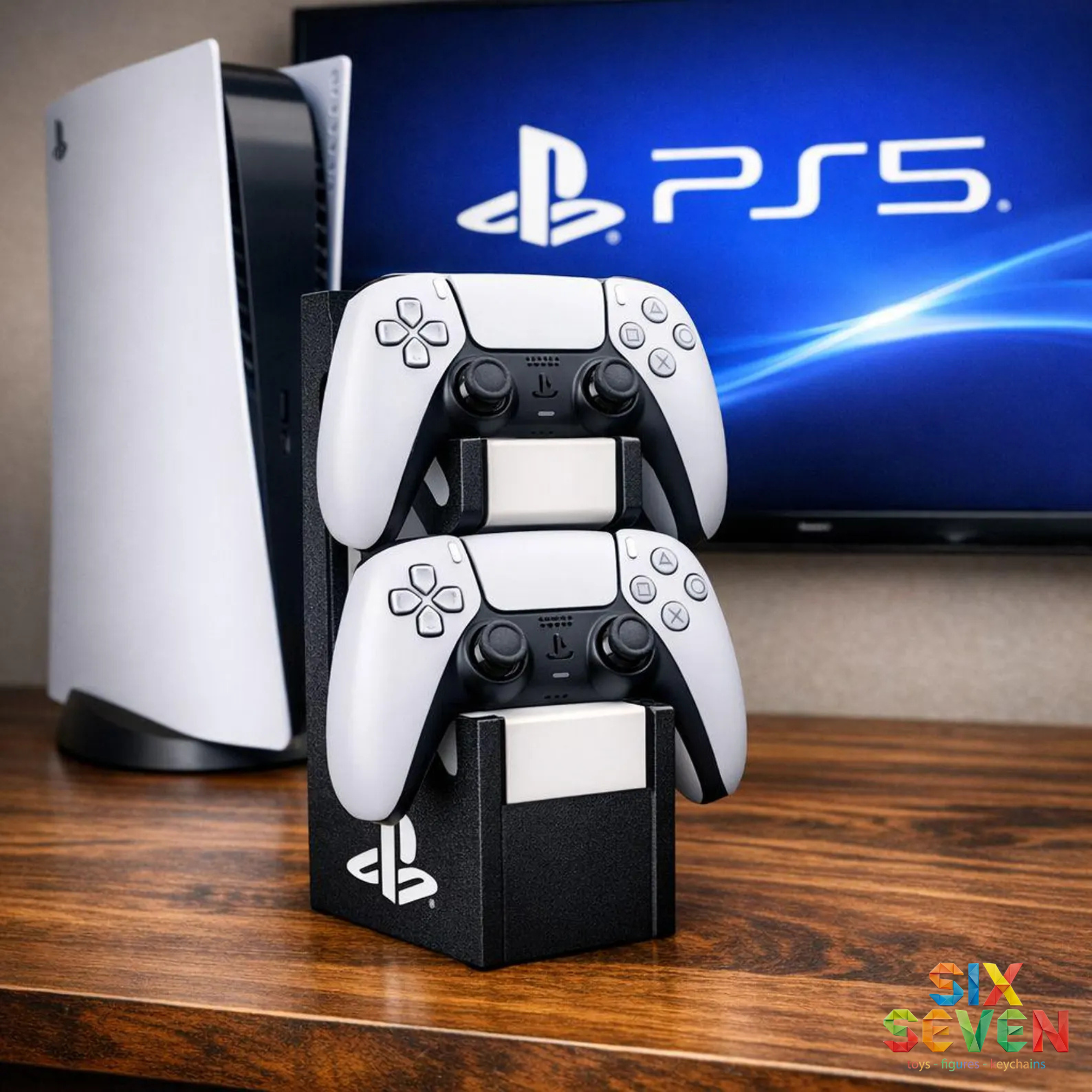 Vertical Stand for 1x 2 PS5 DualSense Controllers
