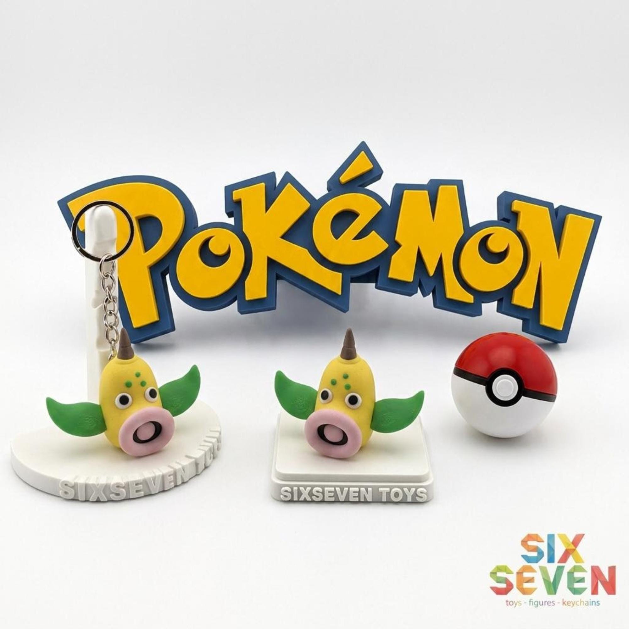 Pokemon Inspired Weepinbell Figure & Keychain