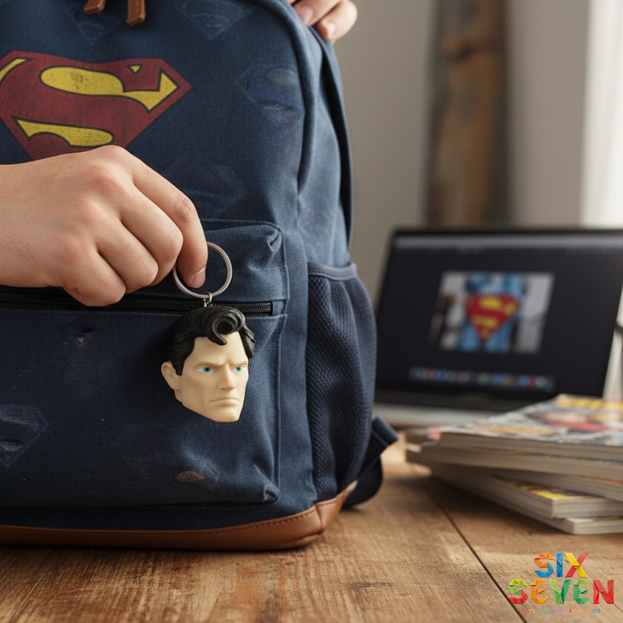 Superman Inspired Figure & Keychain
