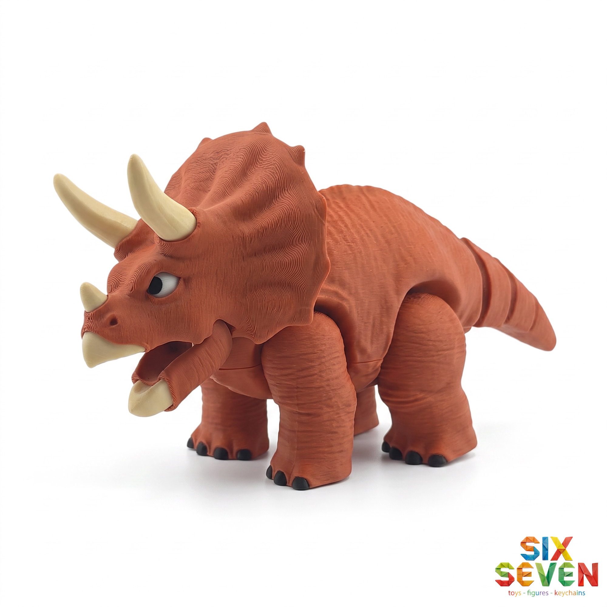 Articulated Triceratops Dinosaur Toy