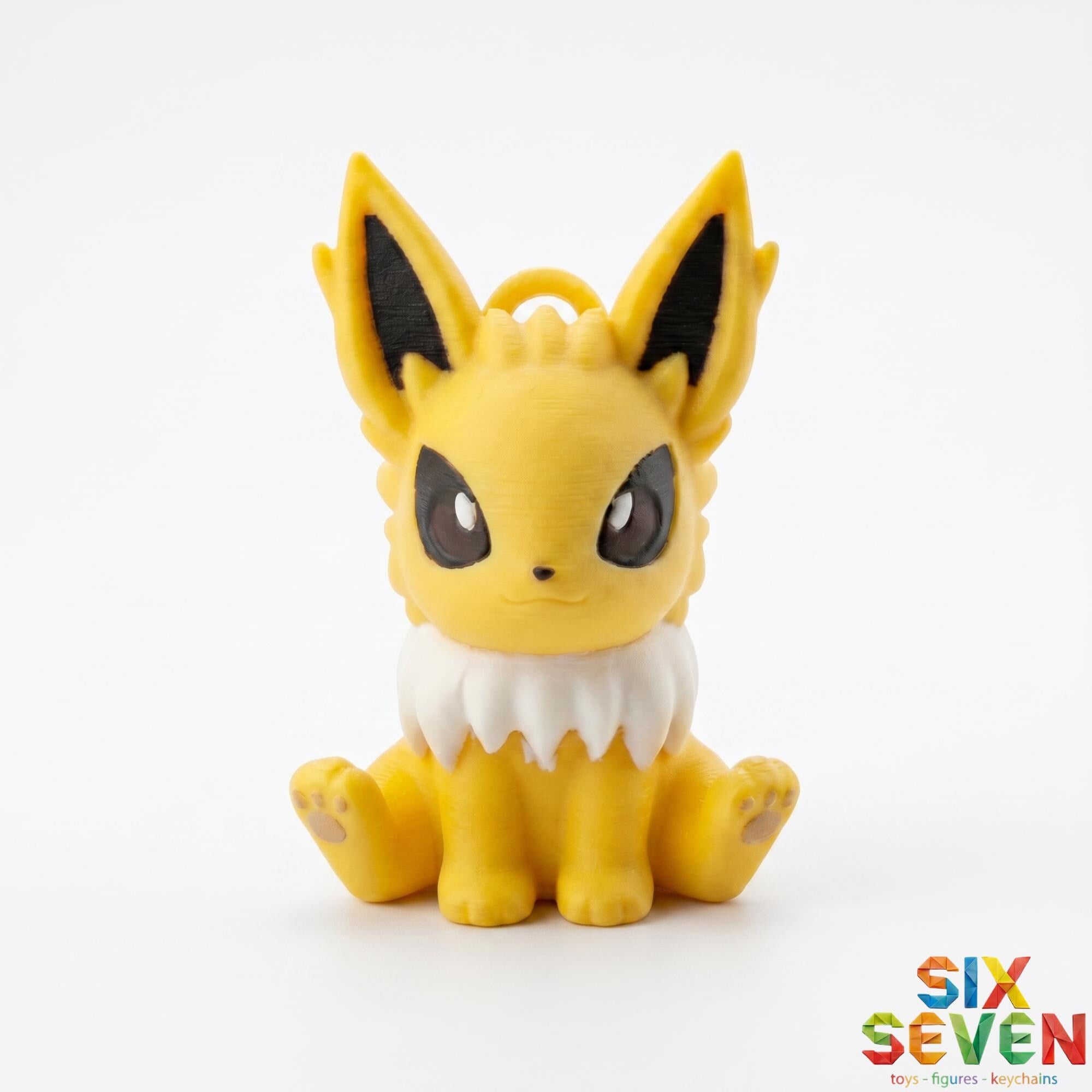 Pokemon Inspired Jolteon Figure & Keychain