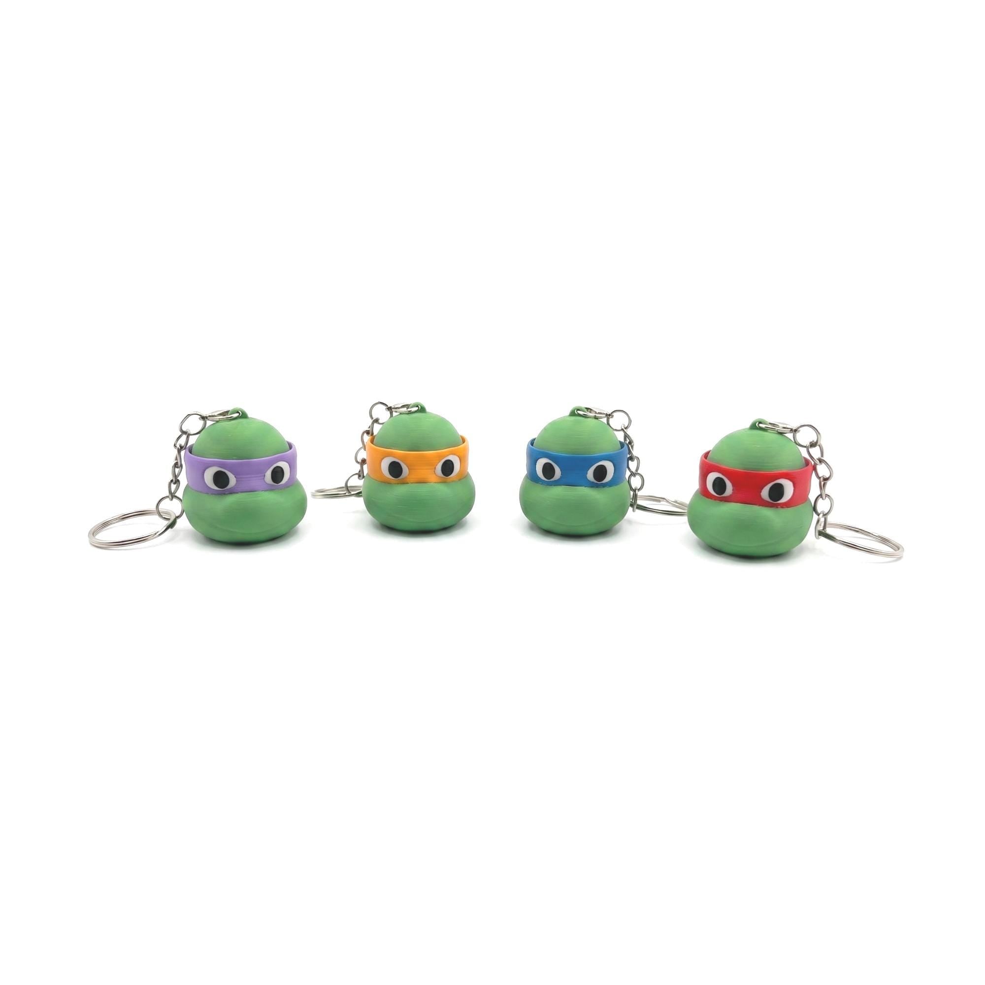Teenage Mutant Ninja Turtles Inspired Figure & Keychain