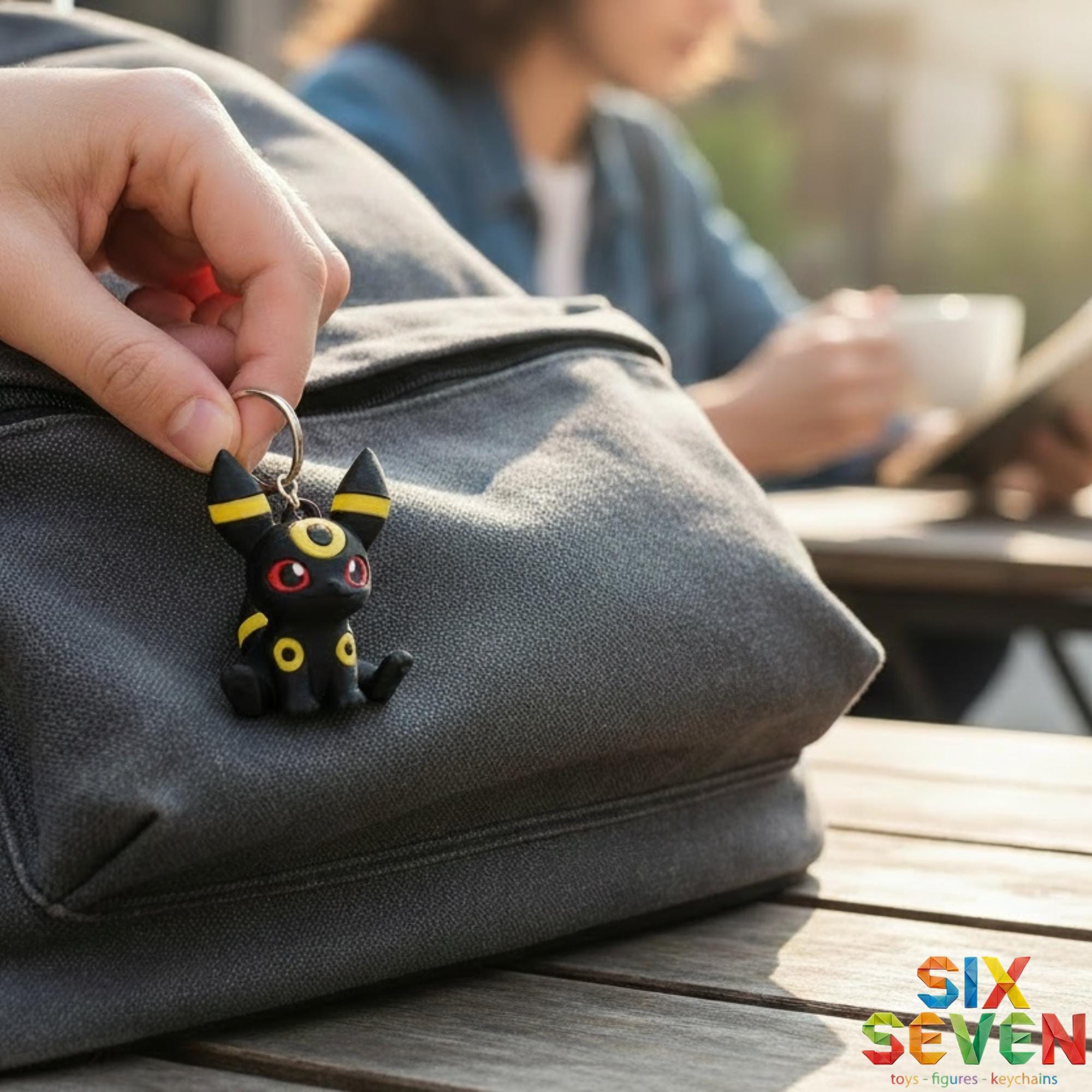 Pokemon Inspired Umbreon Figure & Keychain