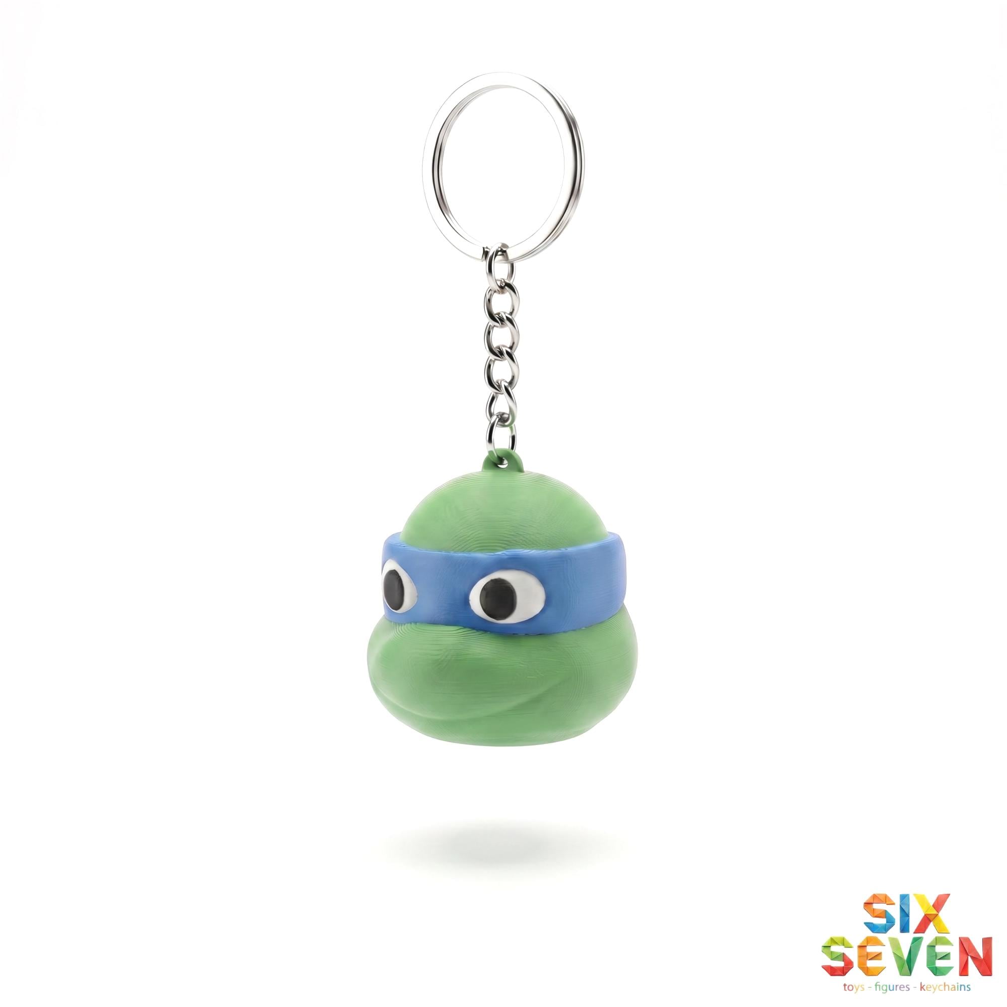 Teenage Mutant Ninja Turtles Inspired Figure & Keychain
