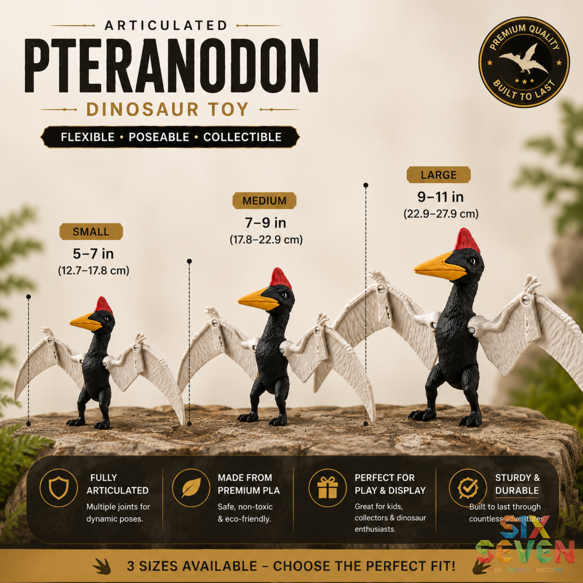 Articulated Pteranodon Dinosaur Toy