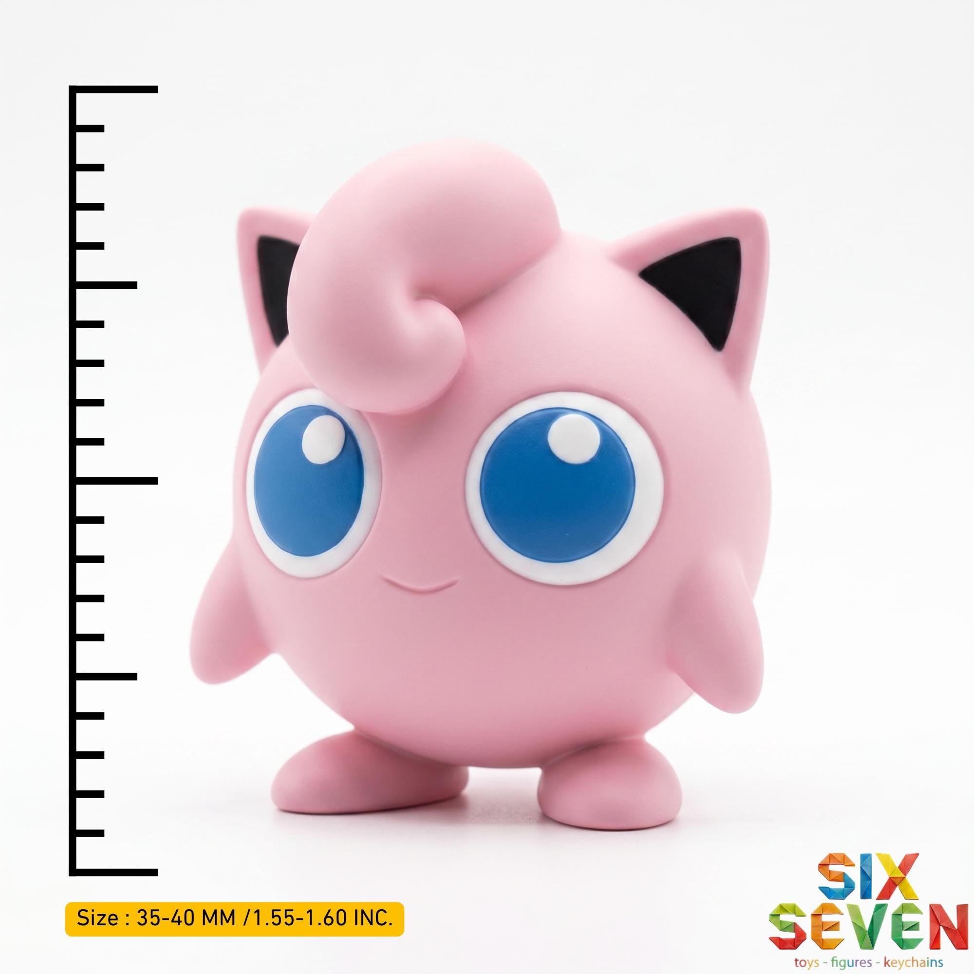 Pokemon Inspired Jigglypuff Figure & Keychain
