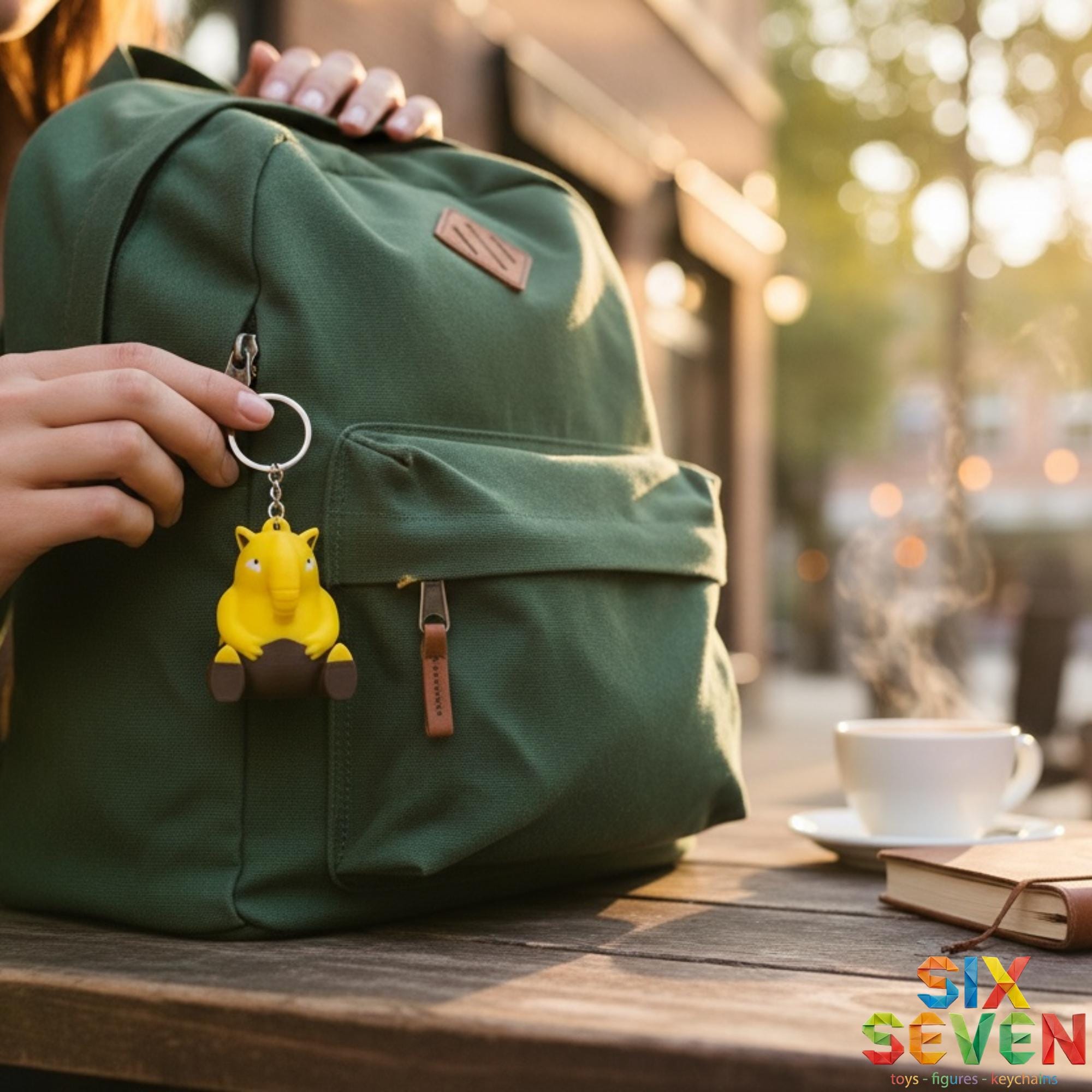 Pokemon Inspired Drowzee Figure & Keychain