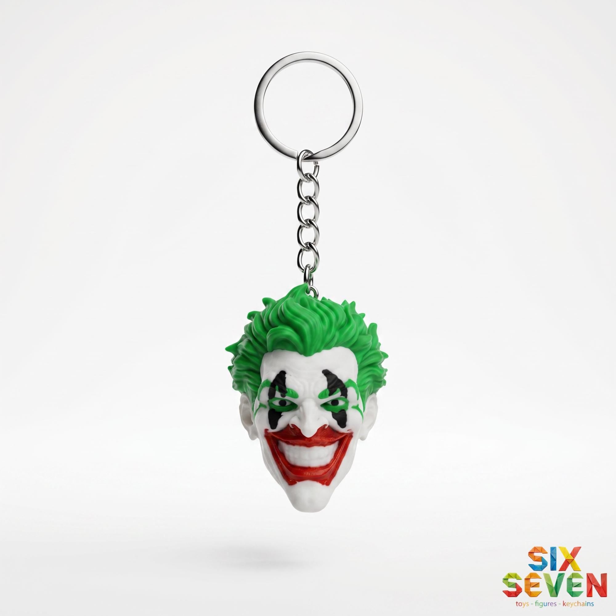 Joker Inspired Figure & Keychain