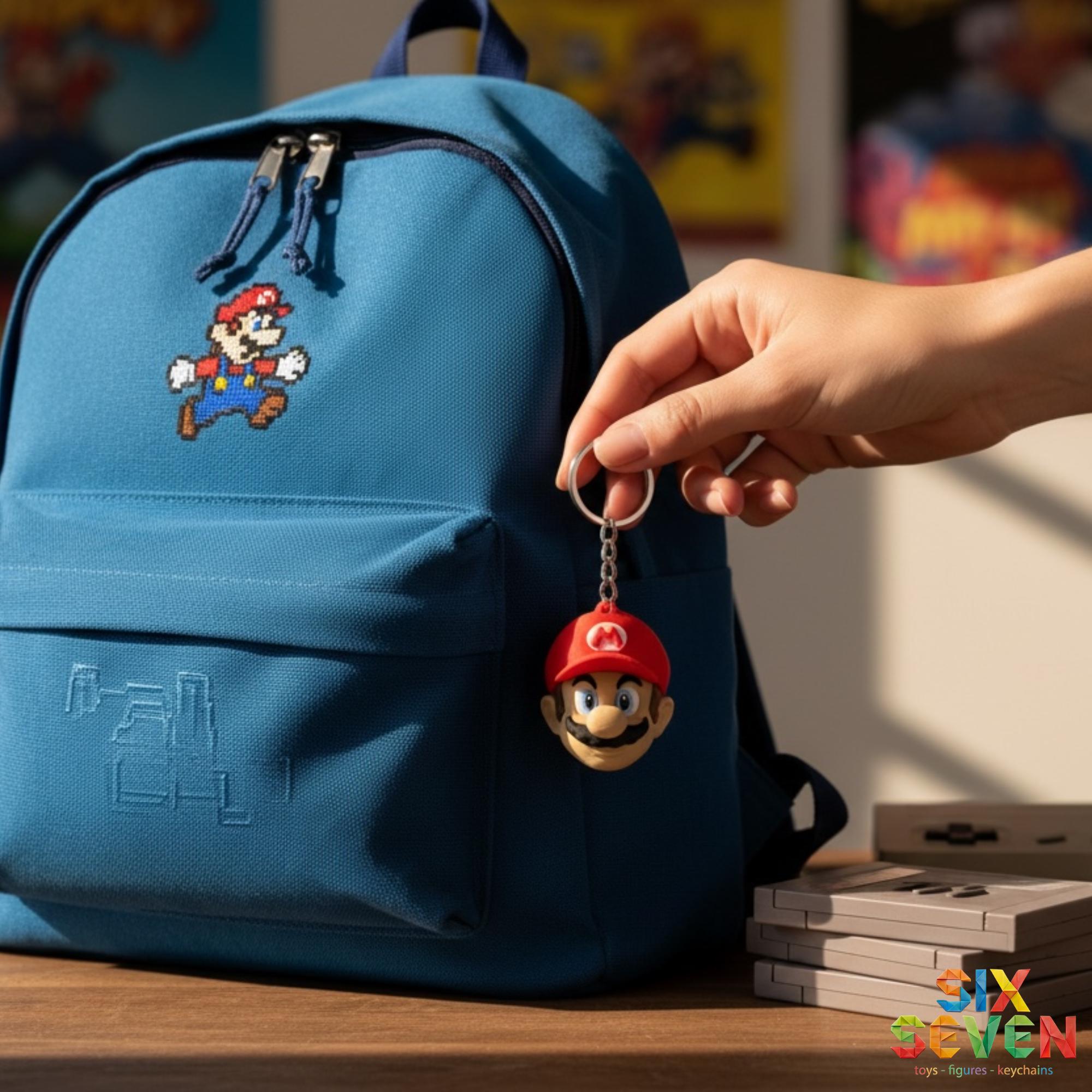 Mario Inspired Figure & Keychain