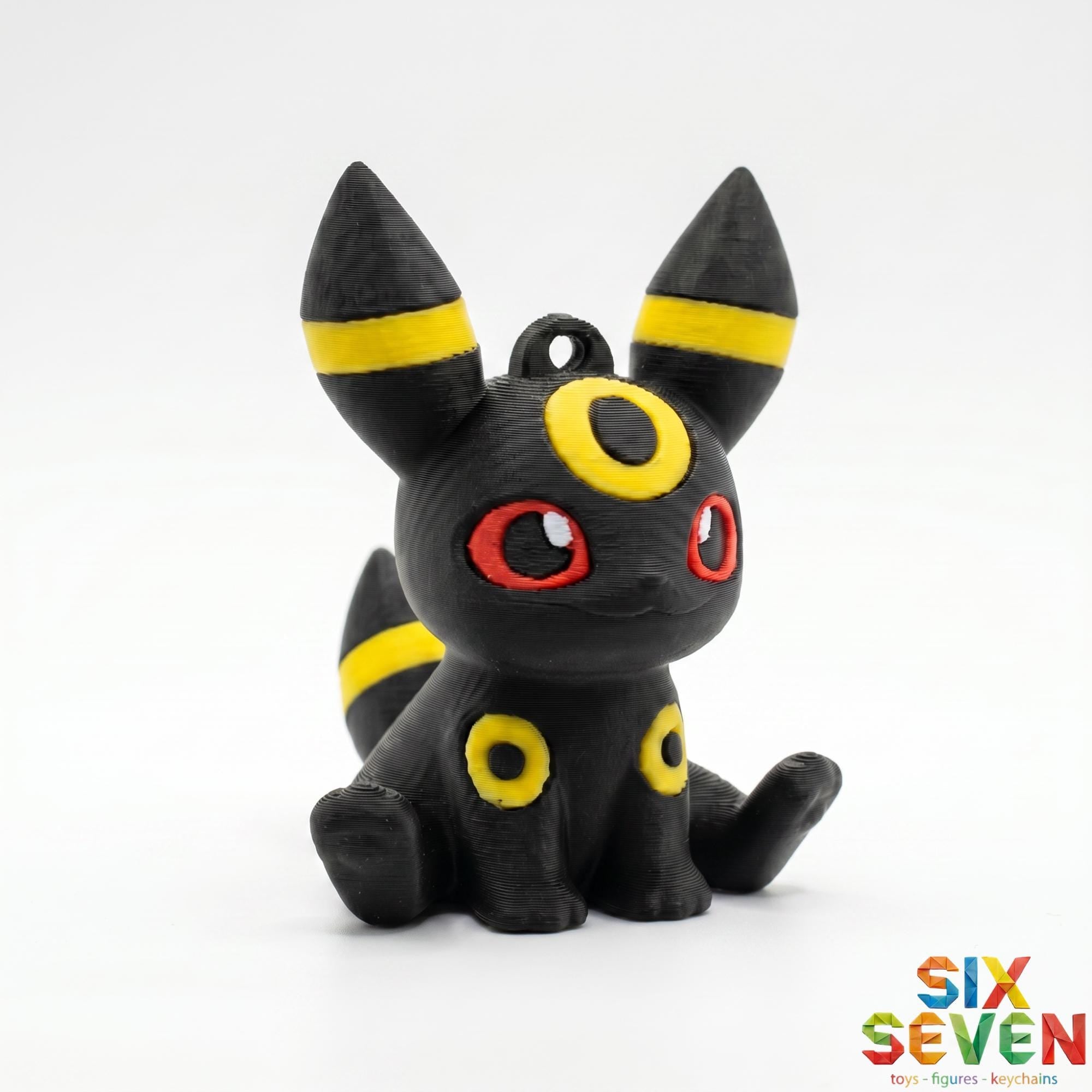 Pokemon Inspired Umbreon Figure & Keychain