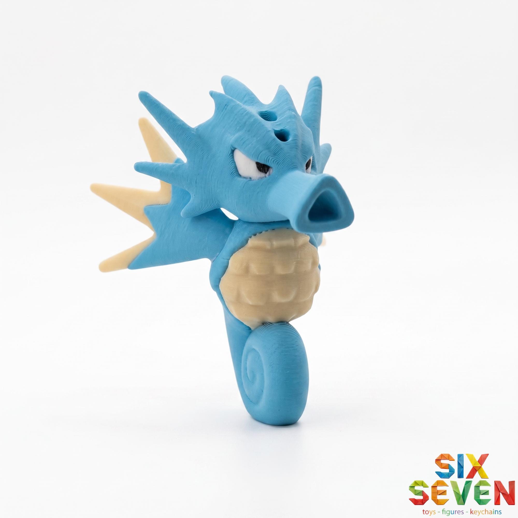 Pokemon Inspired Seadra Figure & Keychain