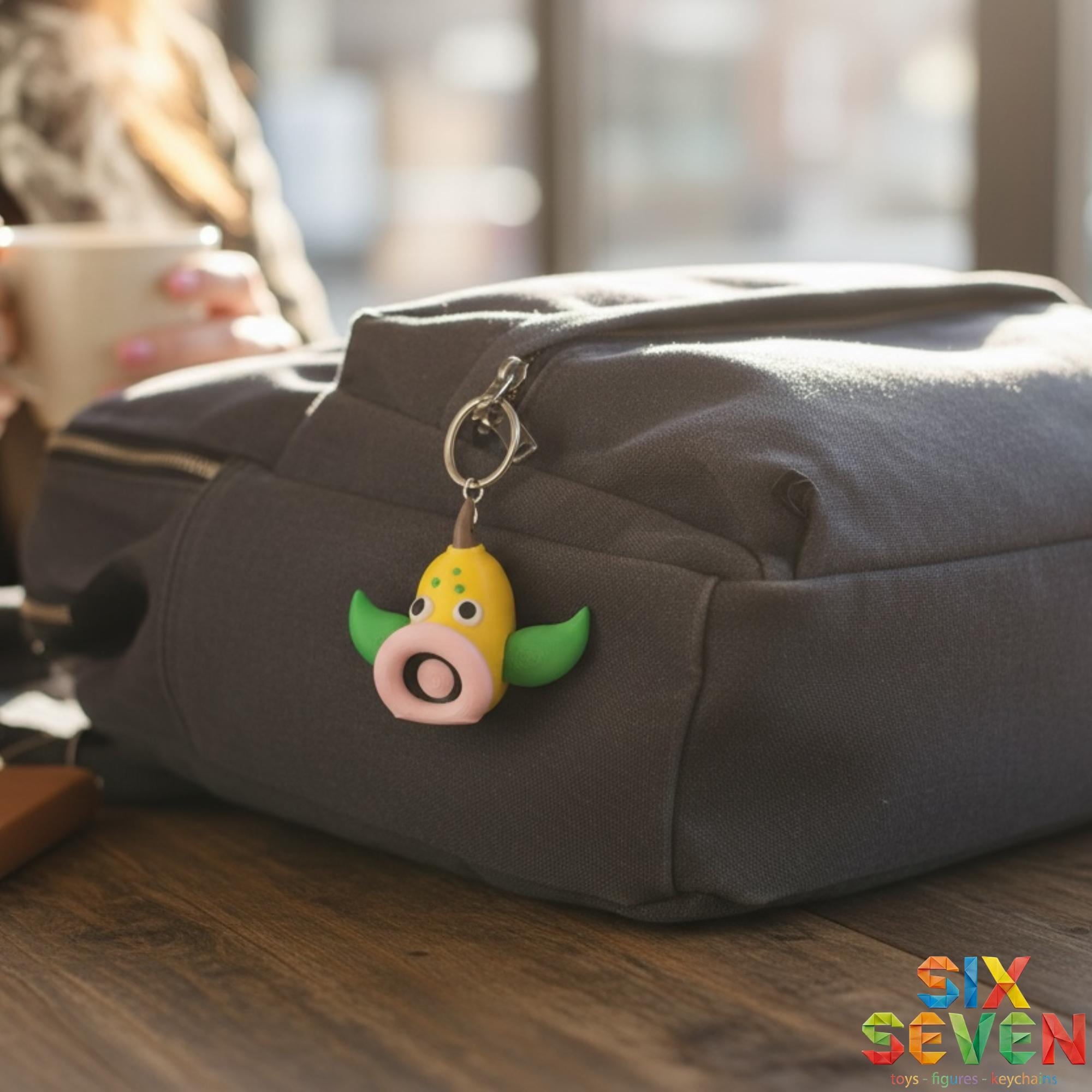 Pokemon Inspired Weepinbell Figure & Keychain