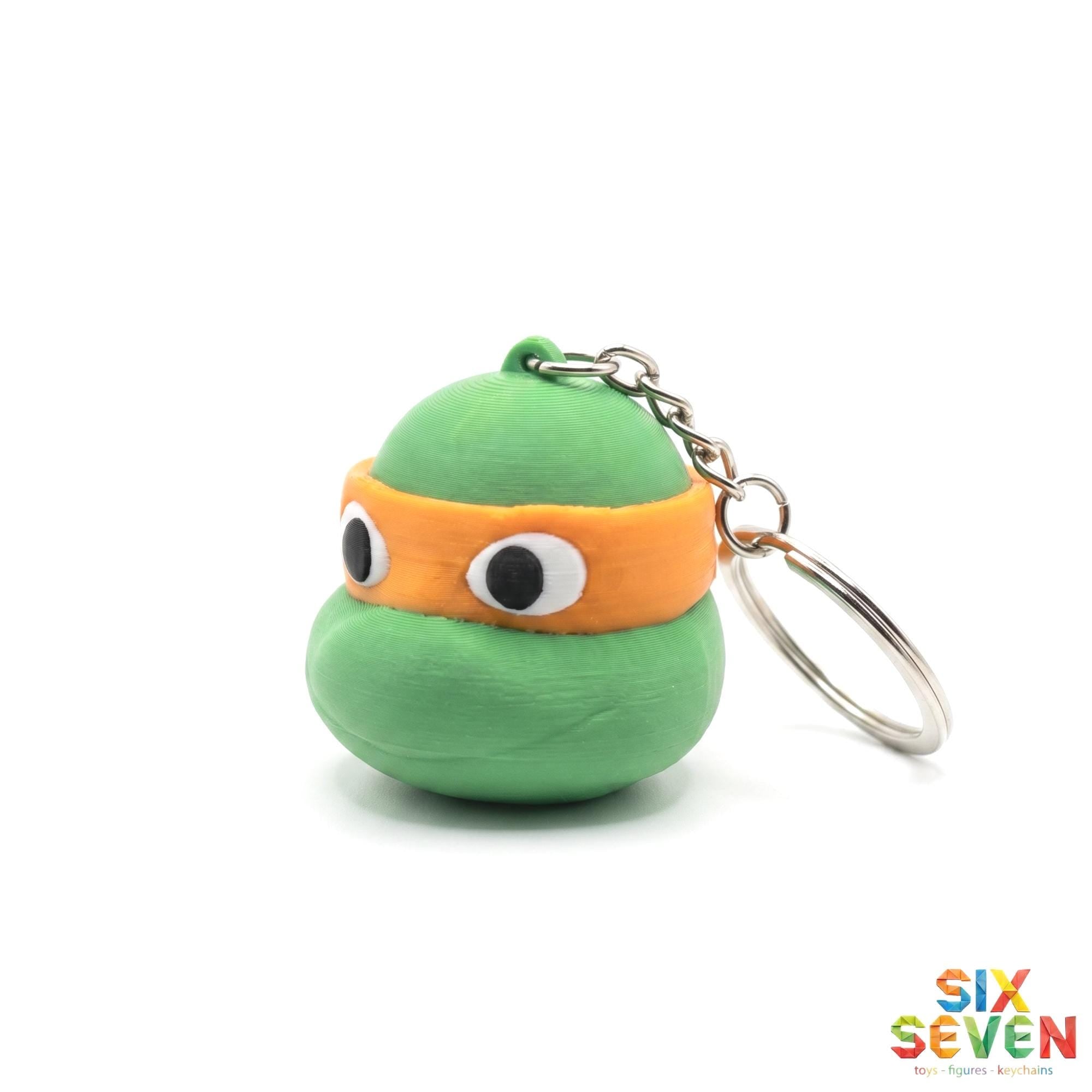 Teenage Mutant Ninja Turtles Inspired Figure & Keychain