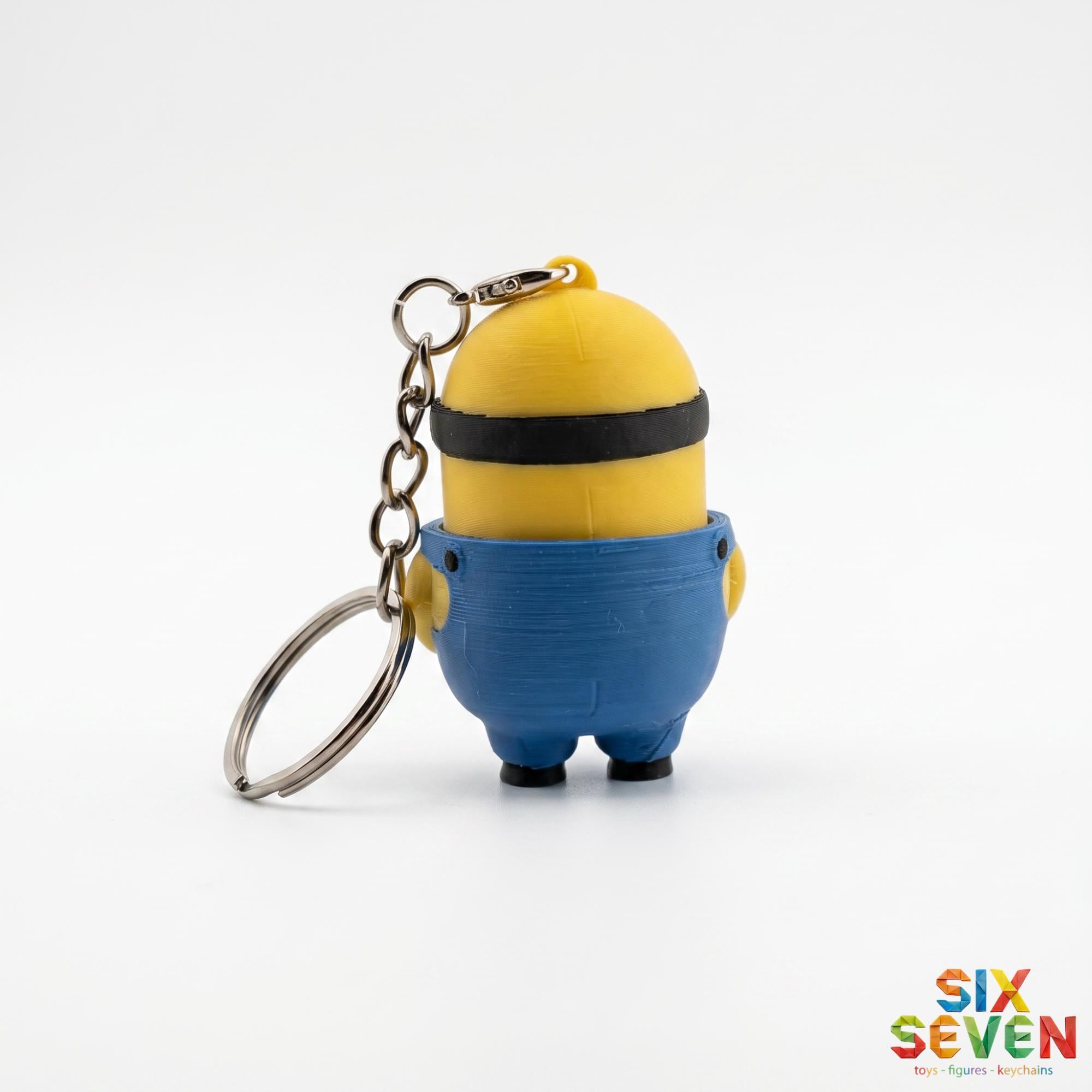 Minions , Stuart , Kevin and Bob Inspired Figure & Keychain