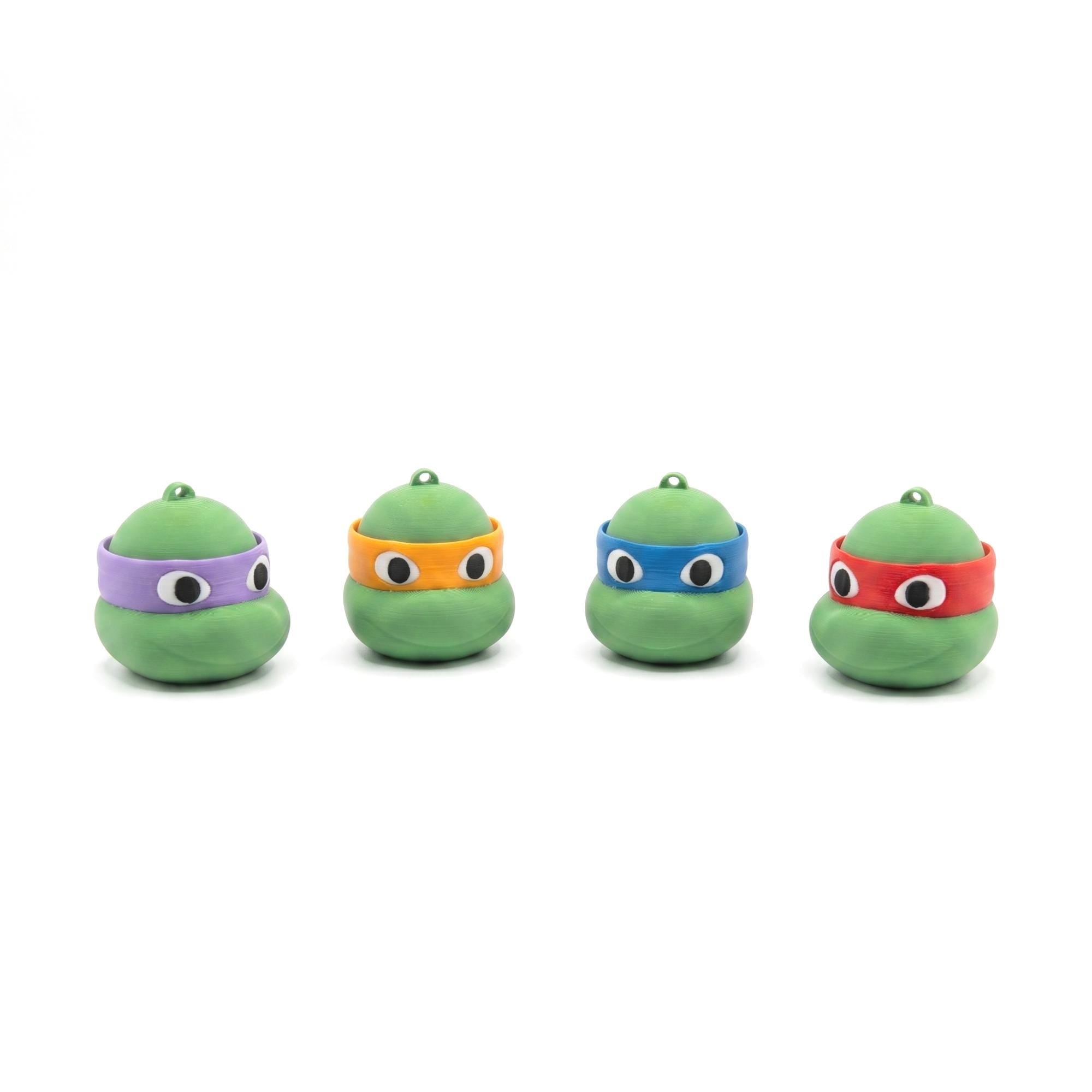 Teenage Mutant Ninja Turtles Inspired Figure & Keychain