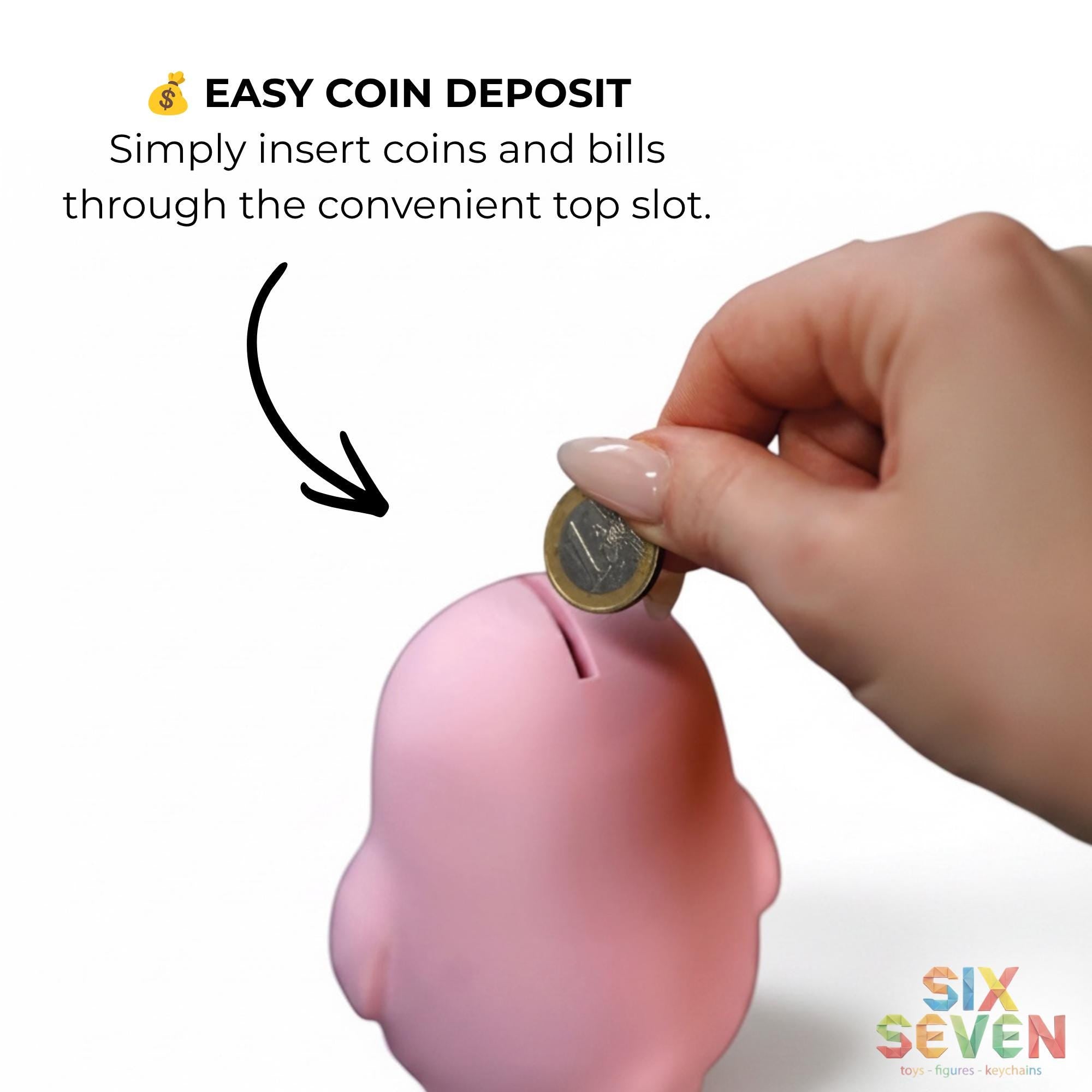 Penguin Piggy Bank for Kids