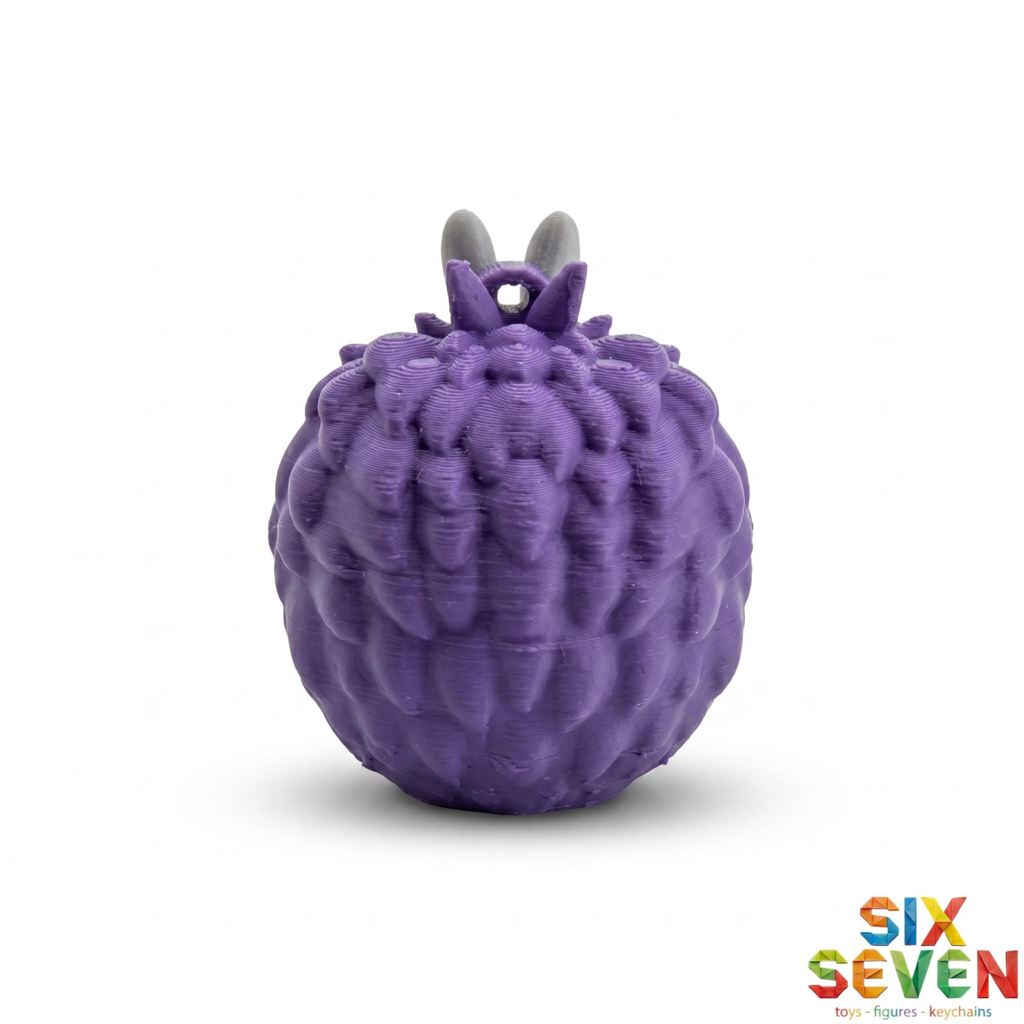 Pokemon Inspired Venonat Figure & Keychain