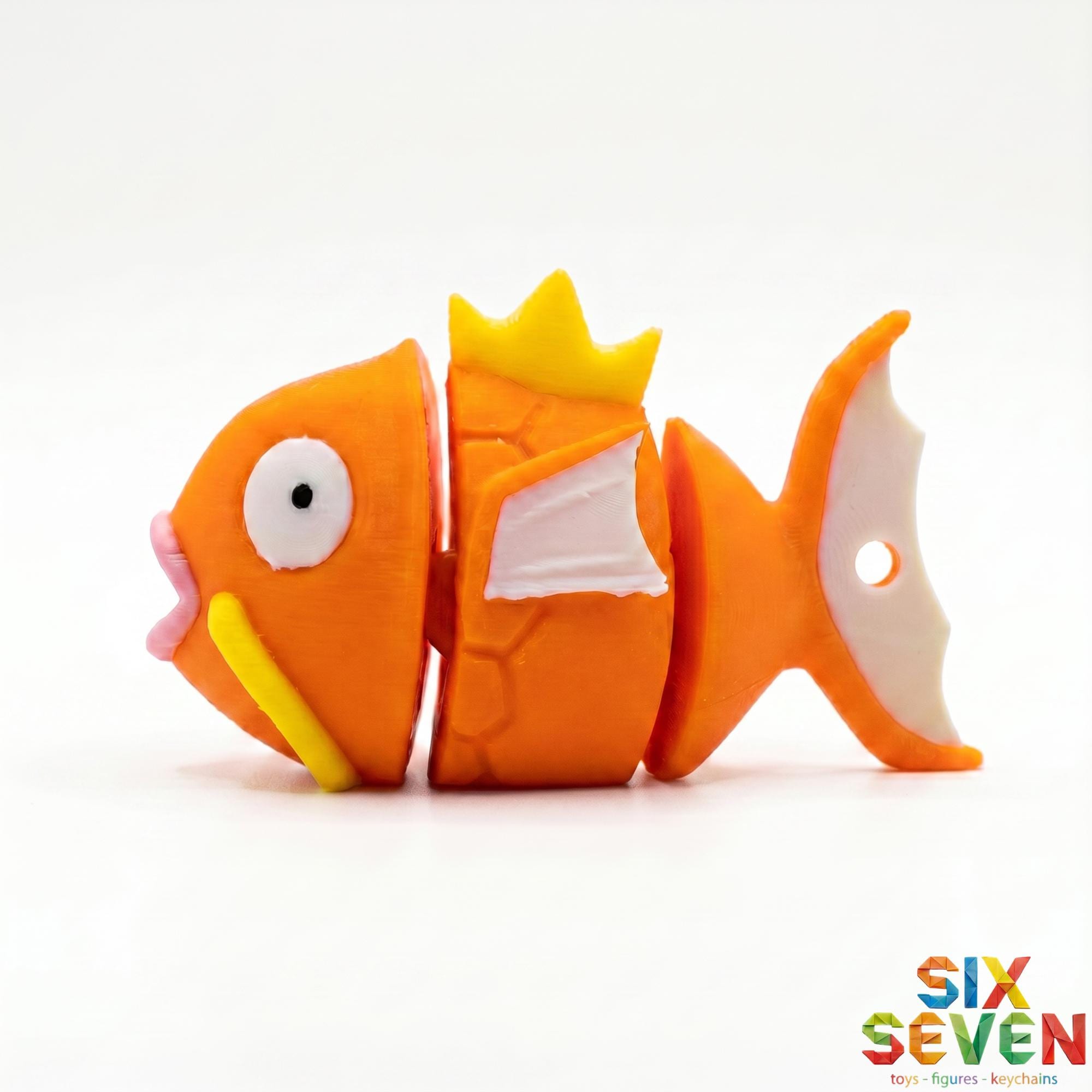 Pokemon Inspired Magikarp Figure & Keychain