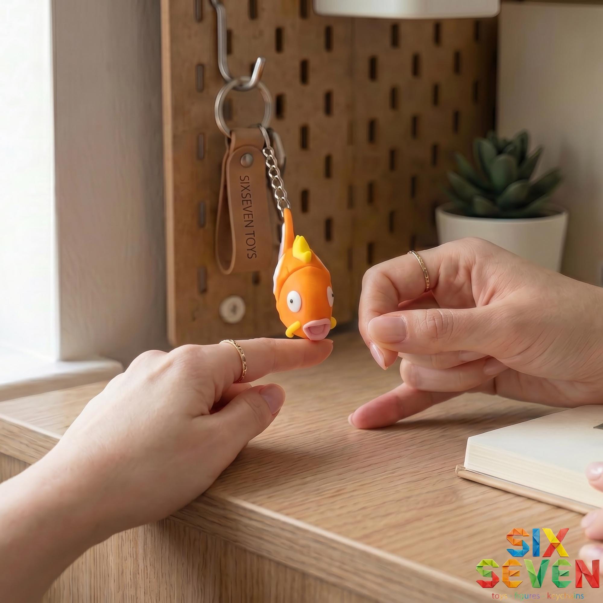 Pokemon Inspired Magikarp Figure & Keychain