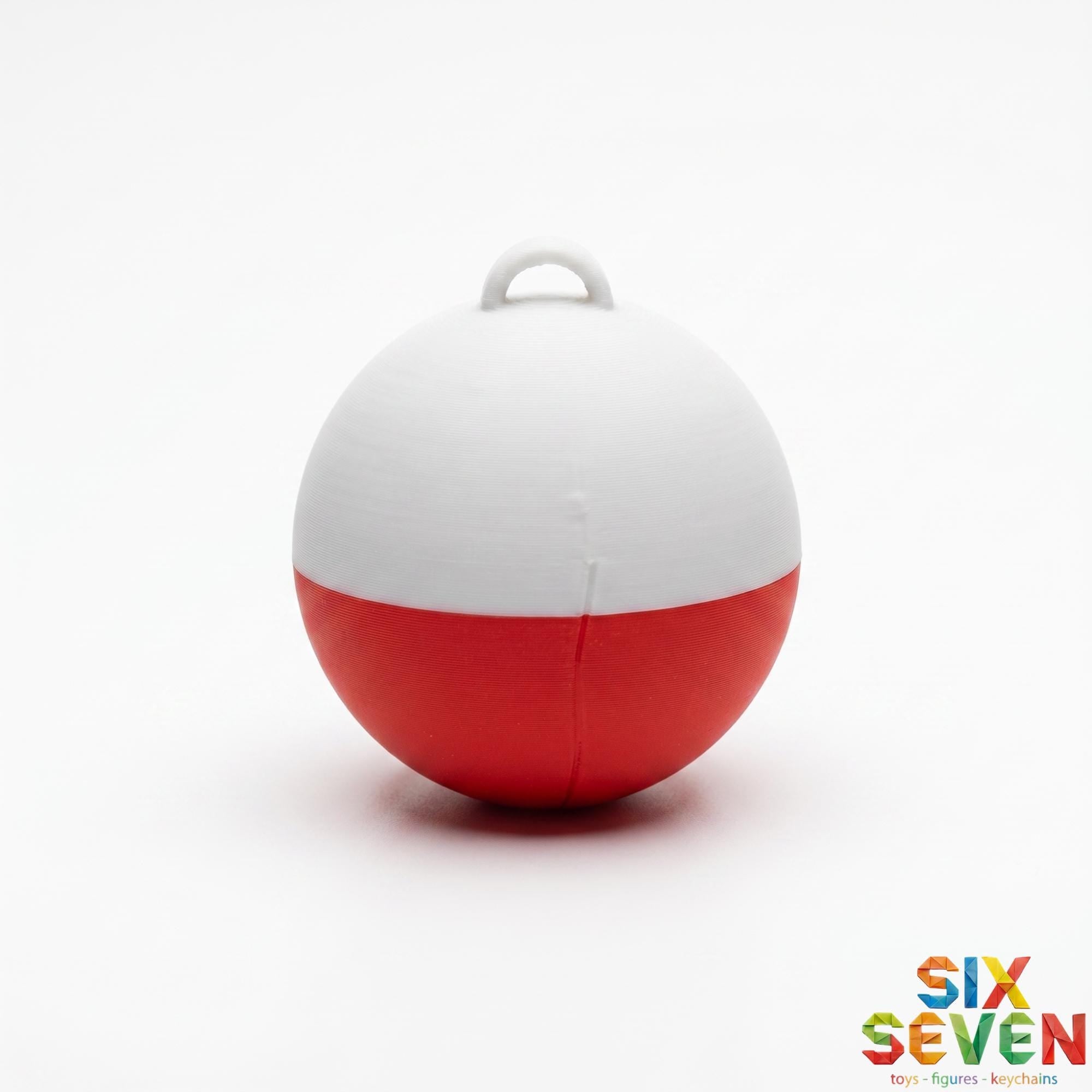 Pokemon Inspired Electrode Figure & Keychain