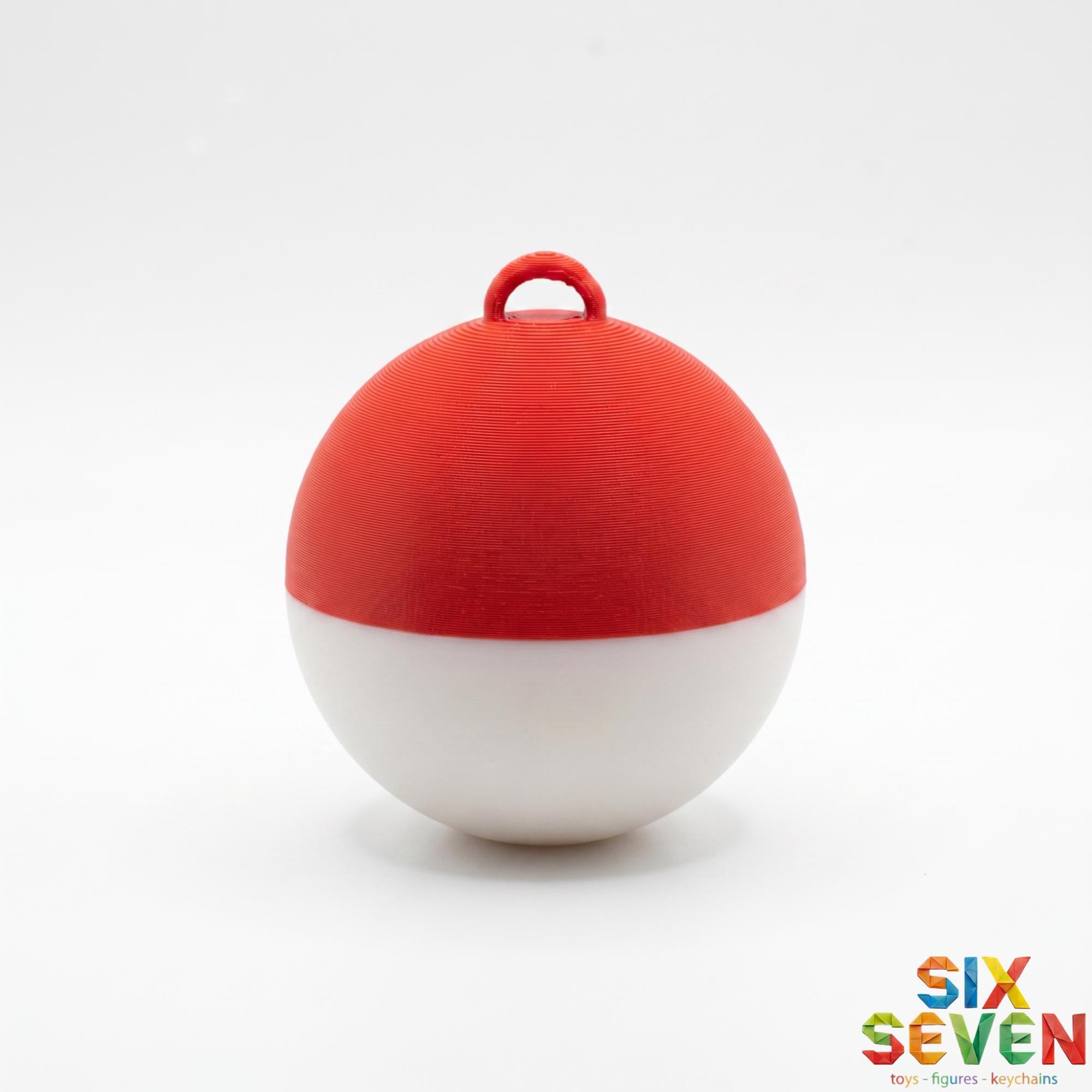 Pokemon Inspired Voltorb Figure & Keychain