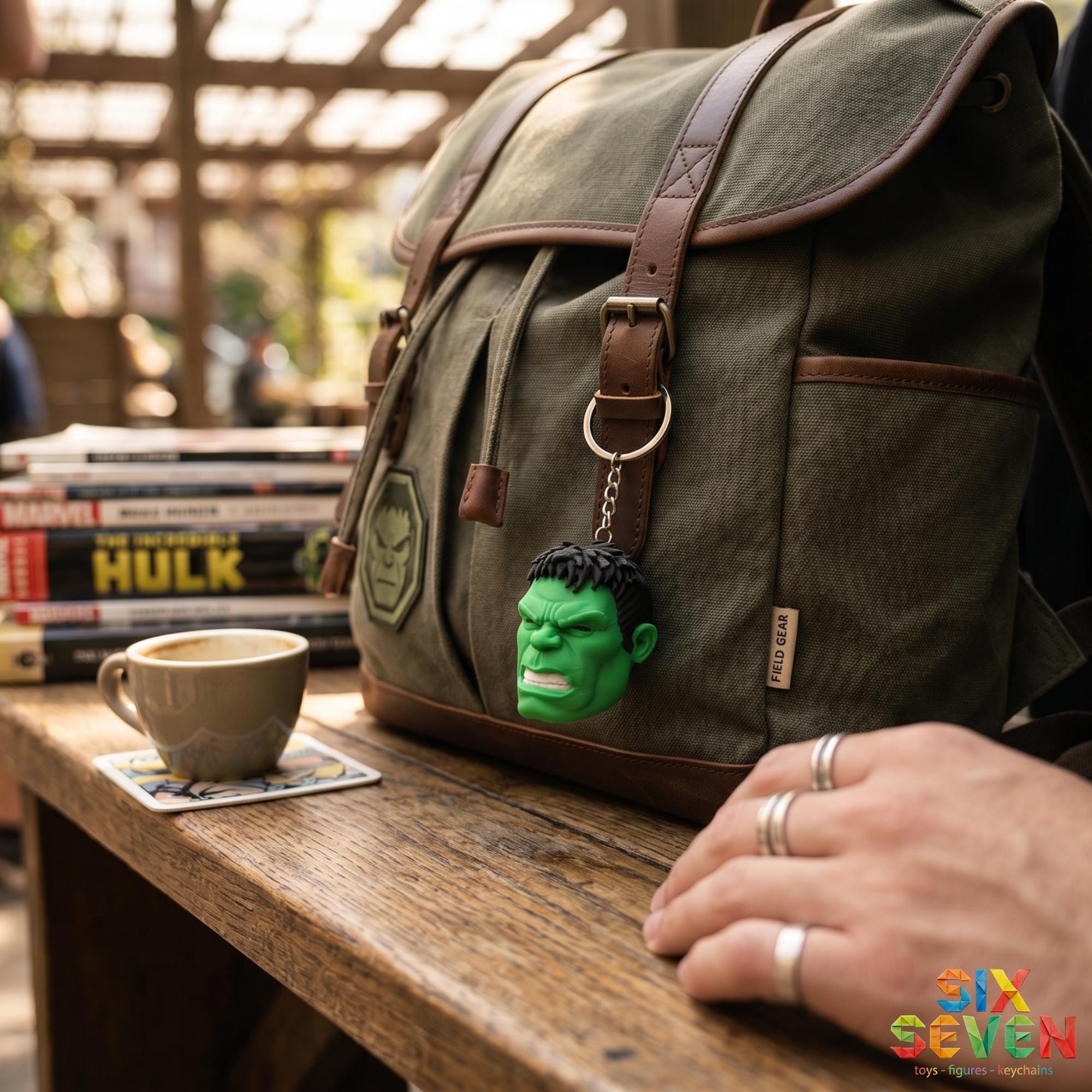 Hulk Inspired Figure & Keychain