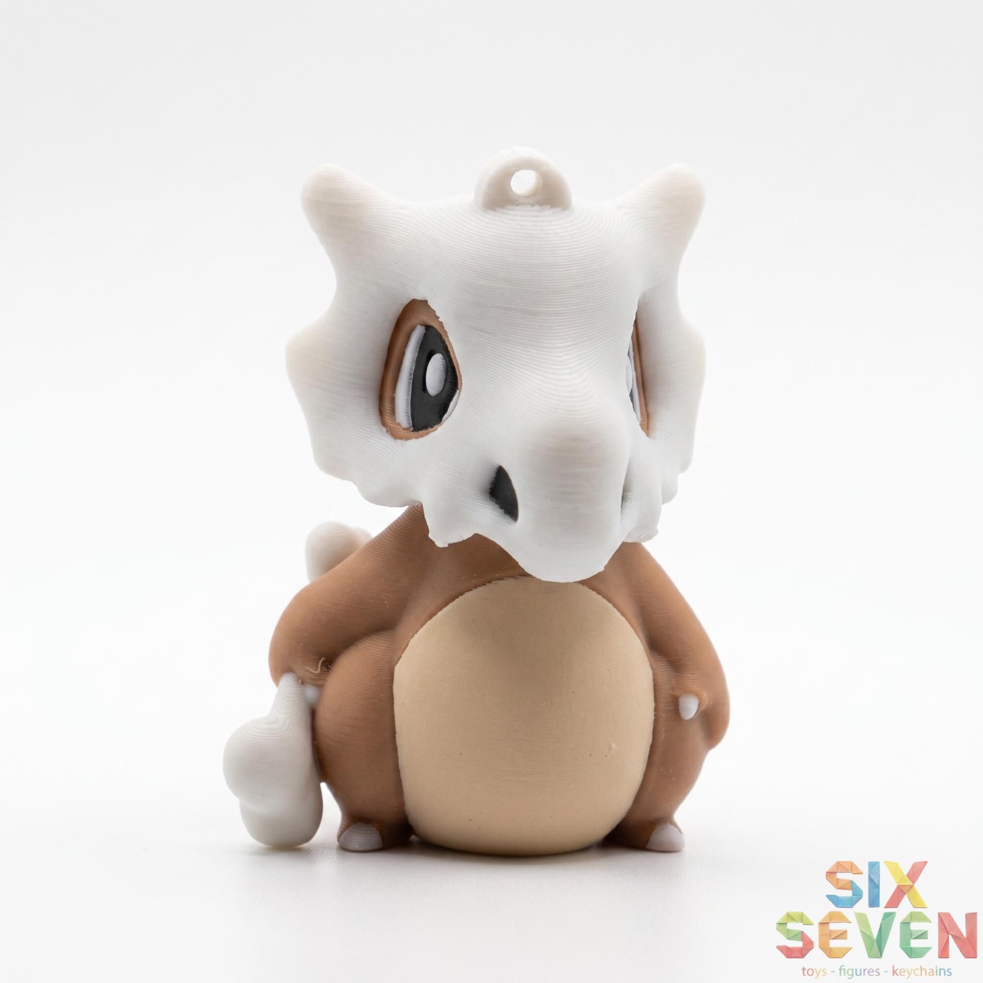 Pokemon Inspired Cubone Figure & Keychain