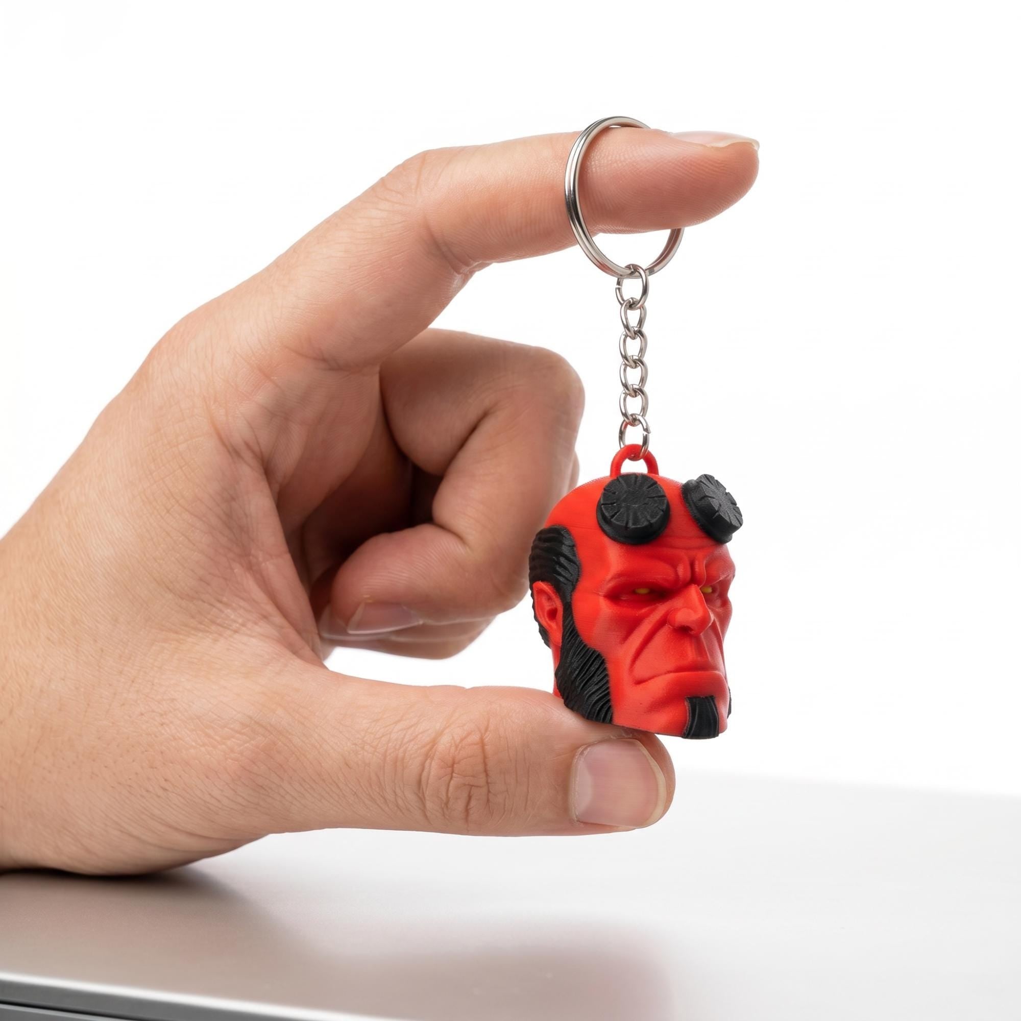 Hellboy Inspired Figure & Keychain