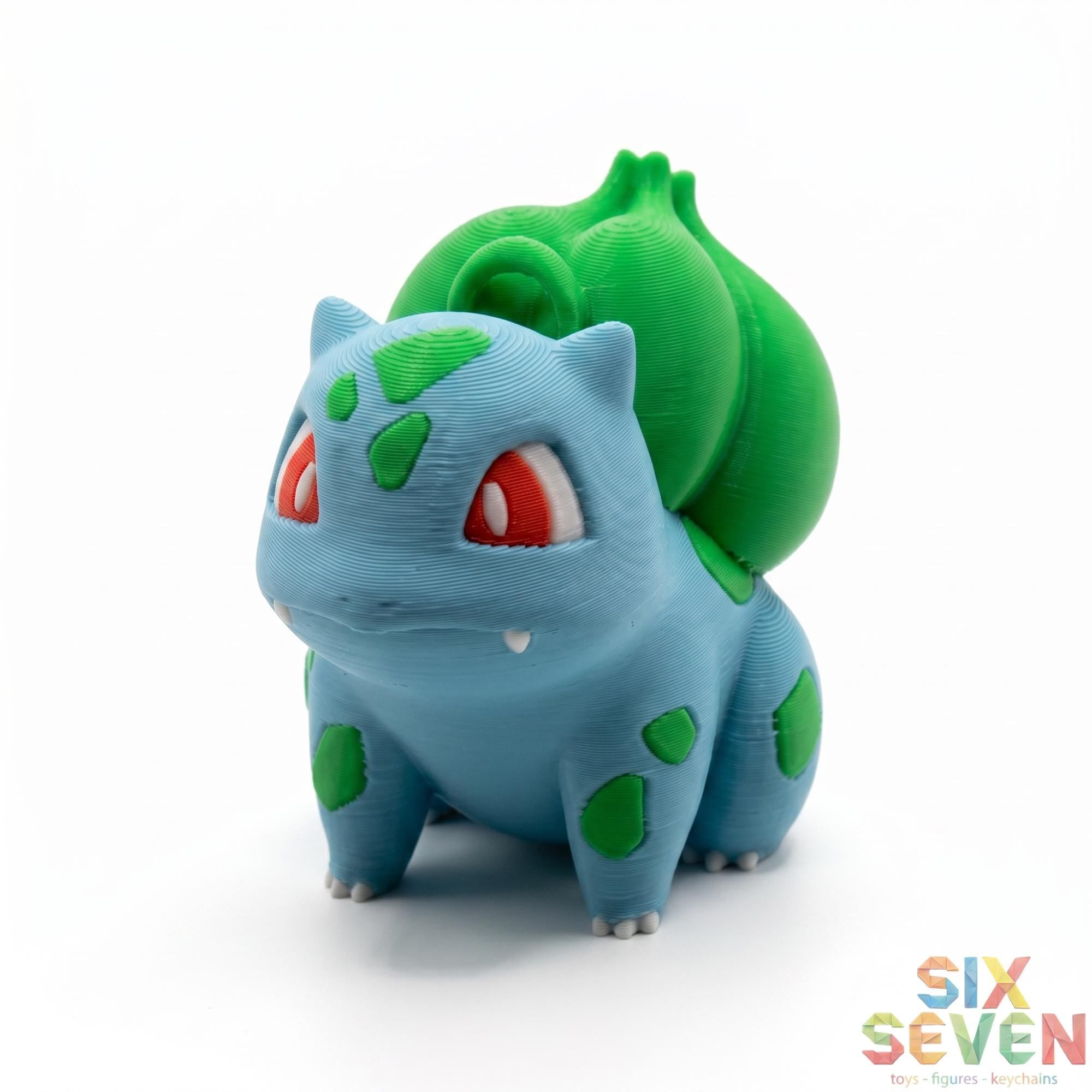 Pokemon Inspired Bulbasaur Figure & Keychain