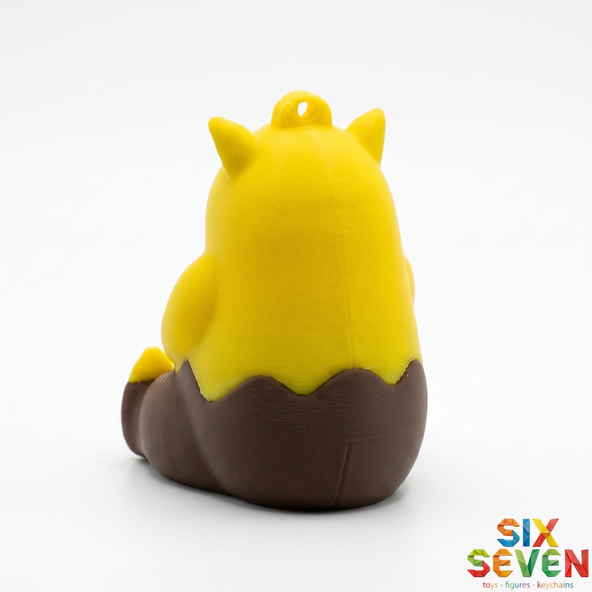 Pokemon Inspired Drowzee Figure & Keychain