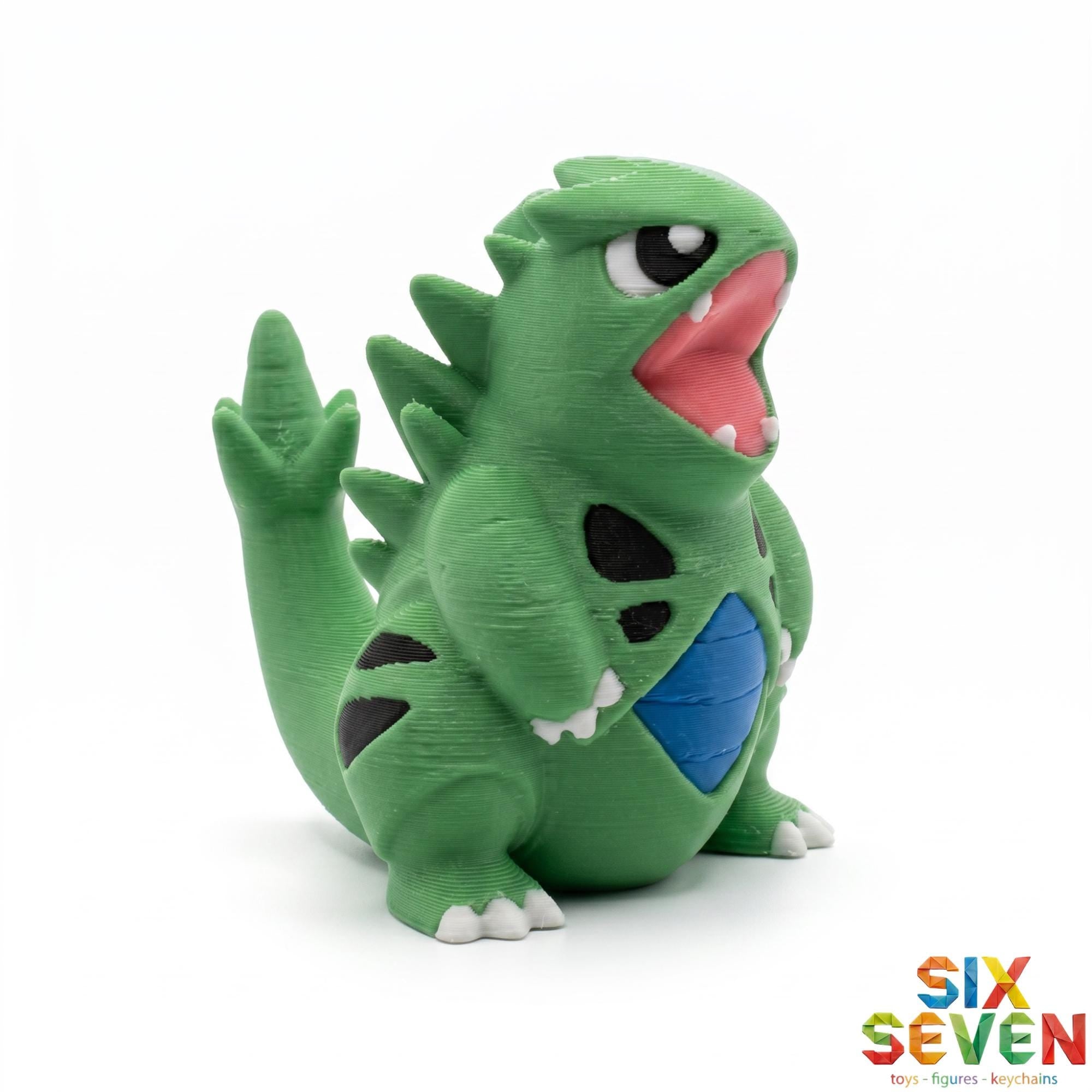 Pokemon Inspired Tyranitar Figure & Keychain