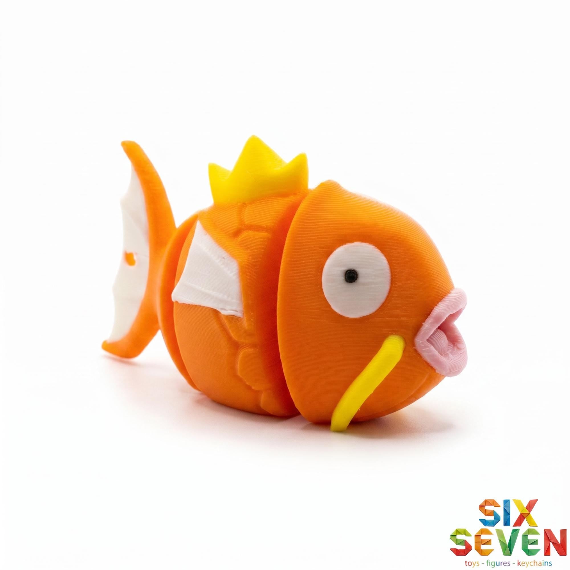 Pokemon Inspired Magikarp Figure & Keychain
