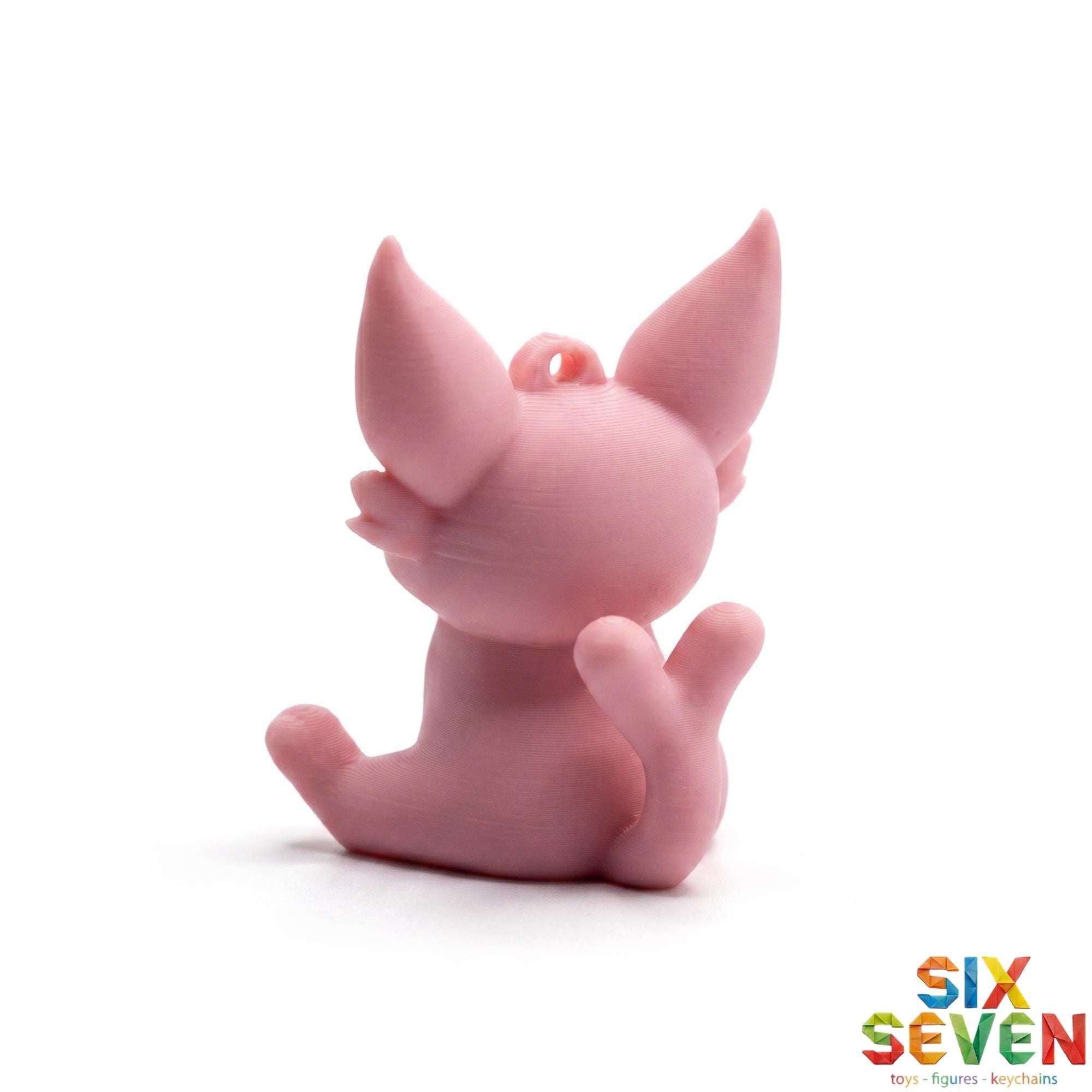 Pokemon Inspired Espeon Figure & Keychain